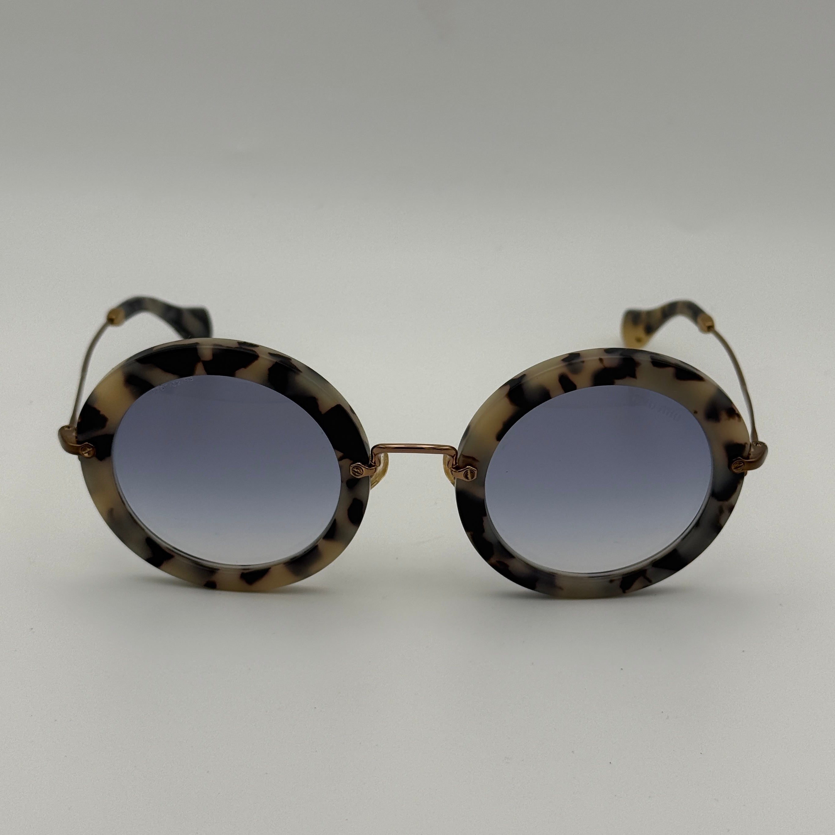 MiuMiu Over Sized Round Sunglasses