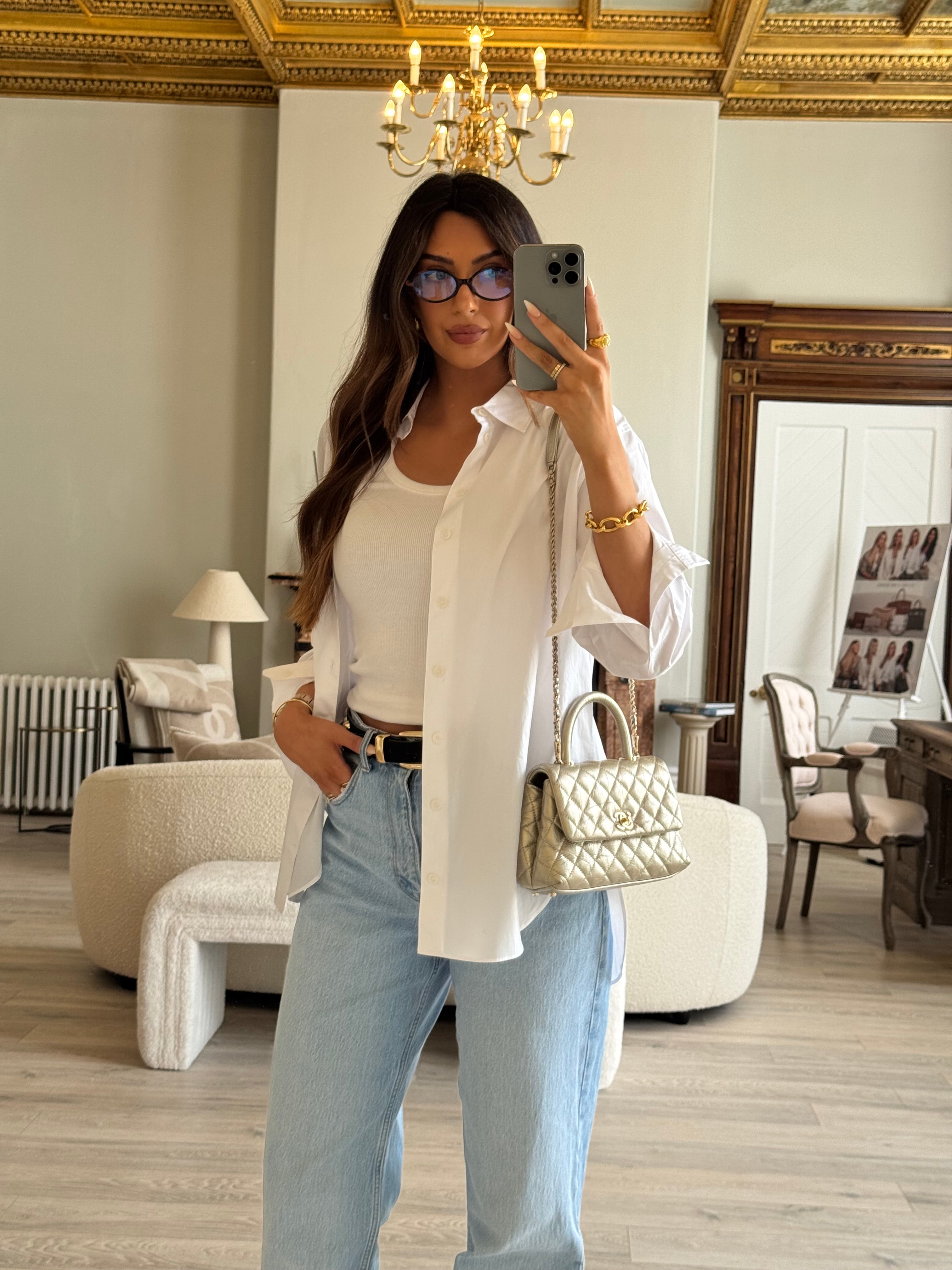 Chanel Small Coco In Gold Crumpled Calfskin With Gold Hardware
Pre Loved & Authentic