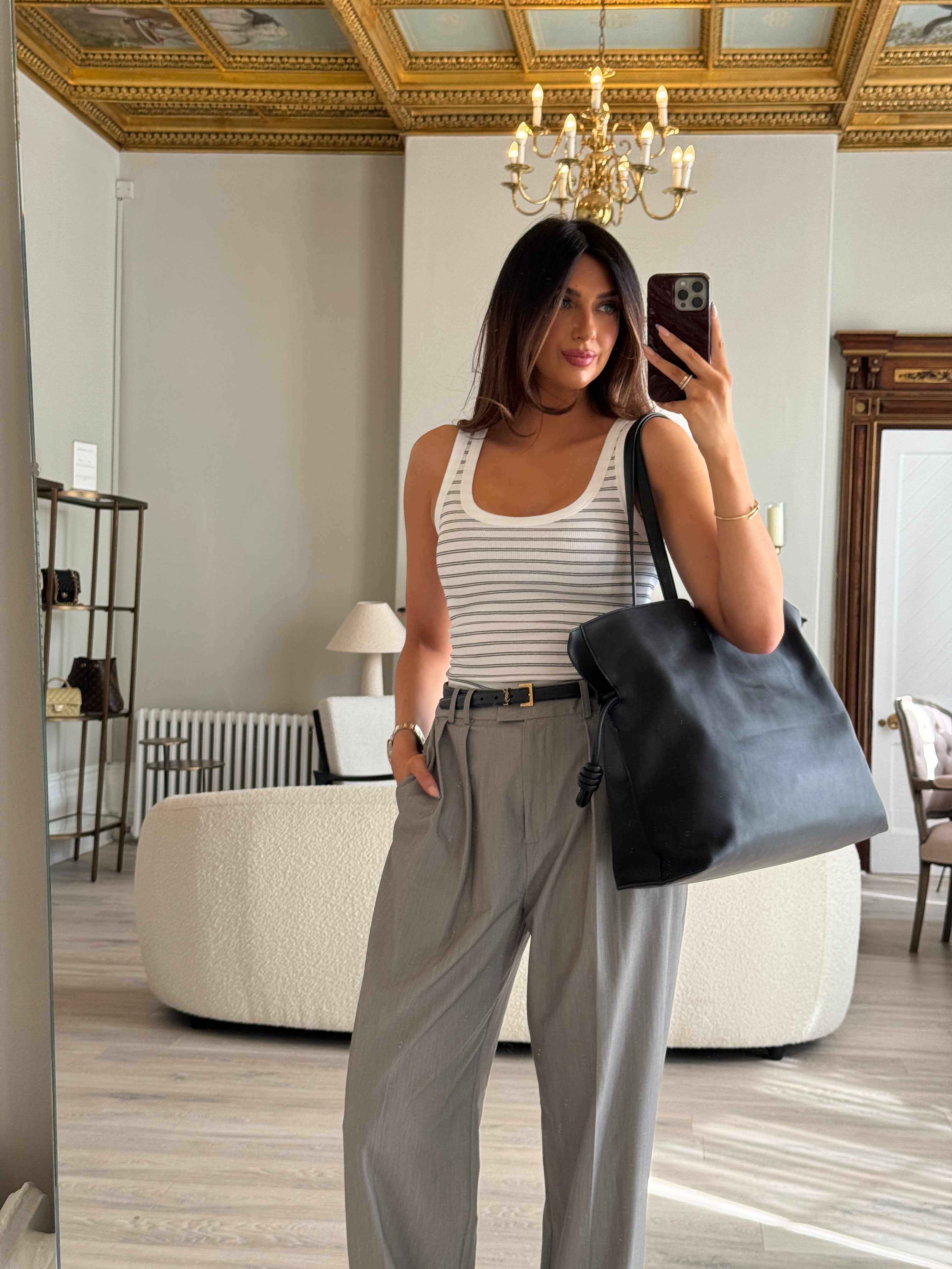 LOEWE XL Flamenco Clutch Bag