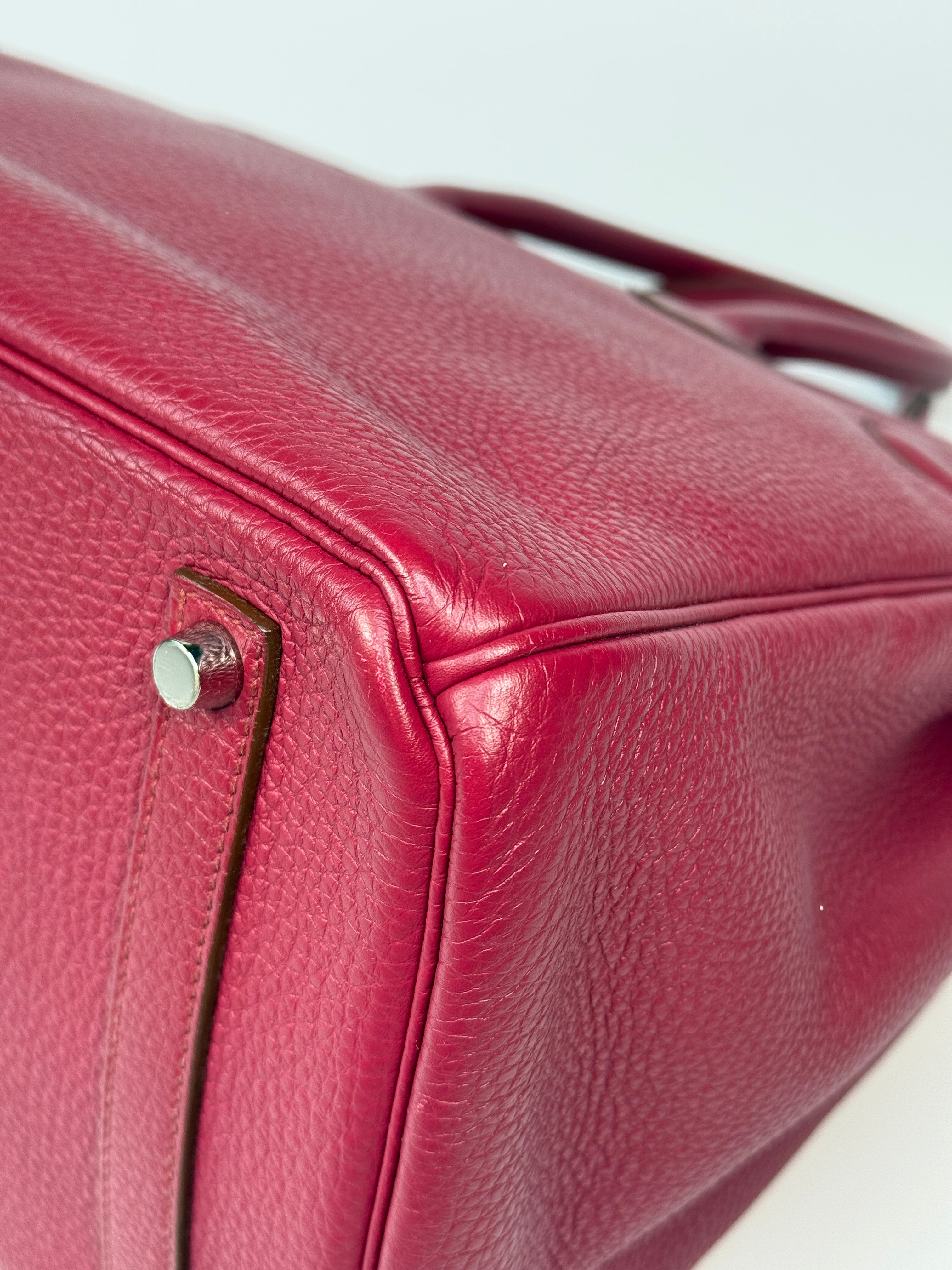 *Luxe Top Pick* Hermès Birkin 35 In Rouge Grenet With Palladium Hardware