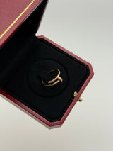 Cartier Rose Gold Juste un Clou Ring With Diamonds  (Size 51)