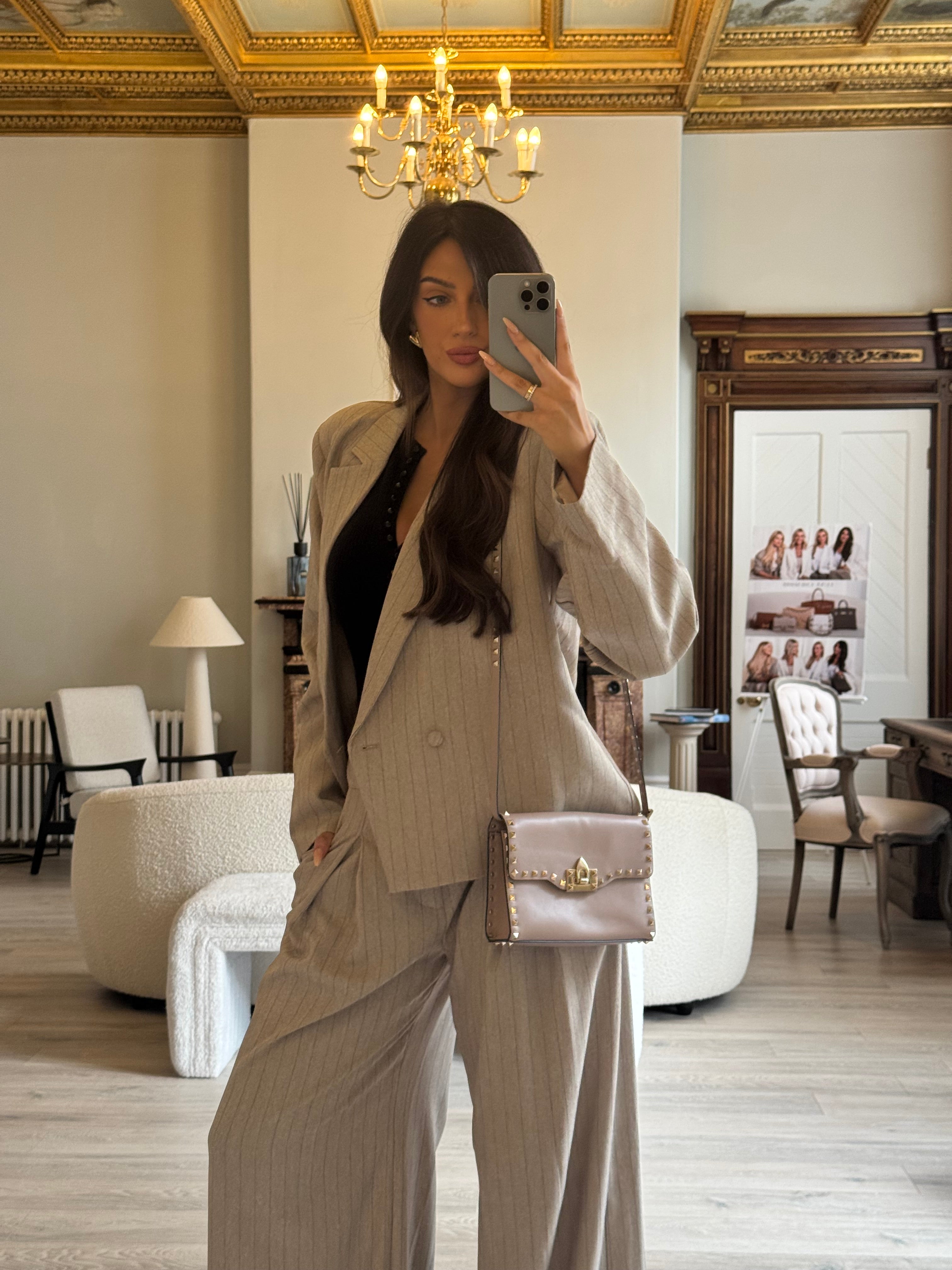 Valentino Garavani Medium Rockstud Flip Lock Crossbody Bag