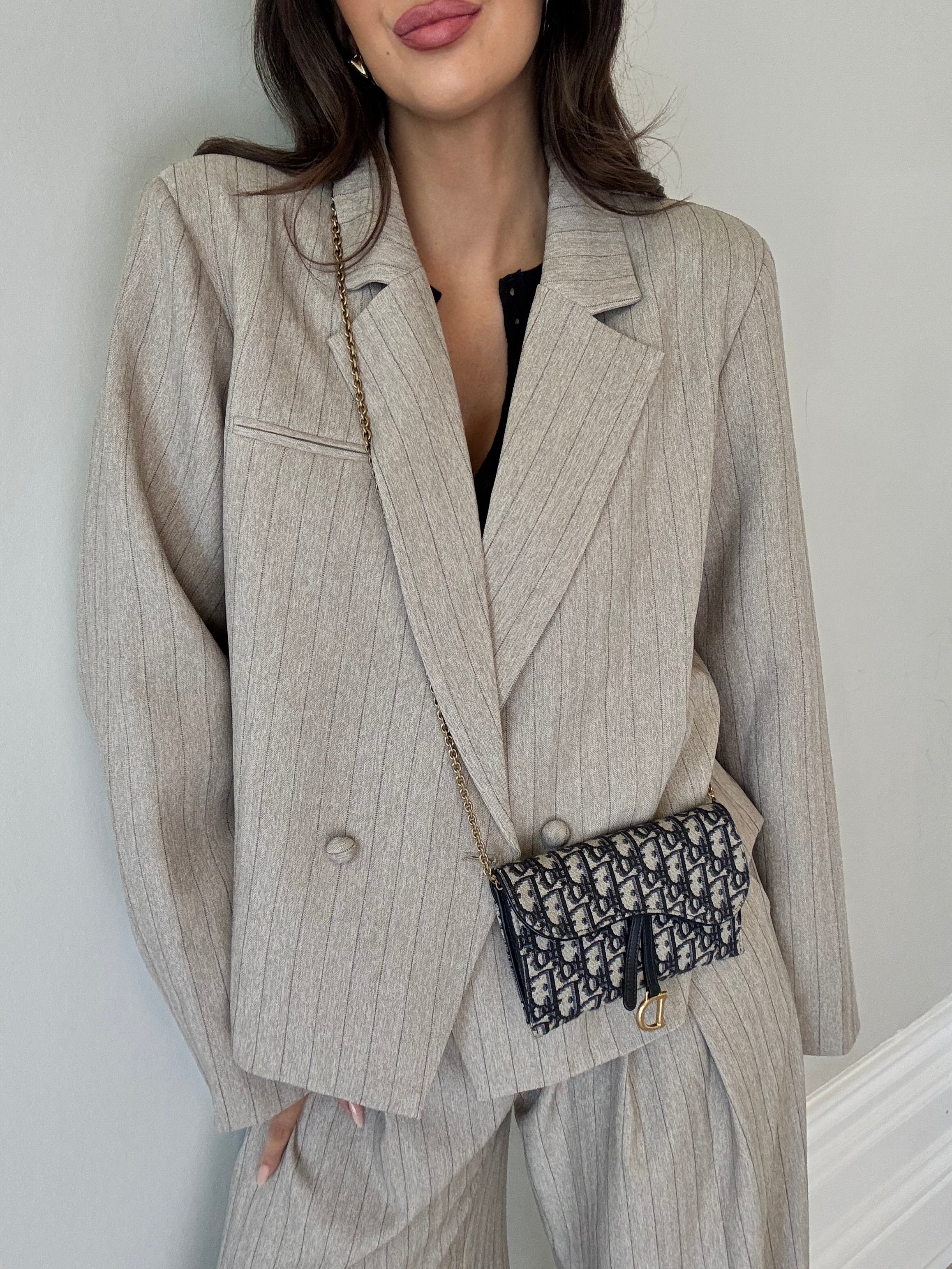 Christian Dior Medium Oblique Saddle Pouch