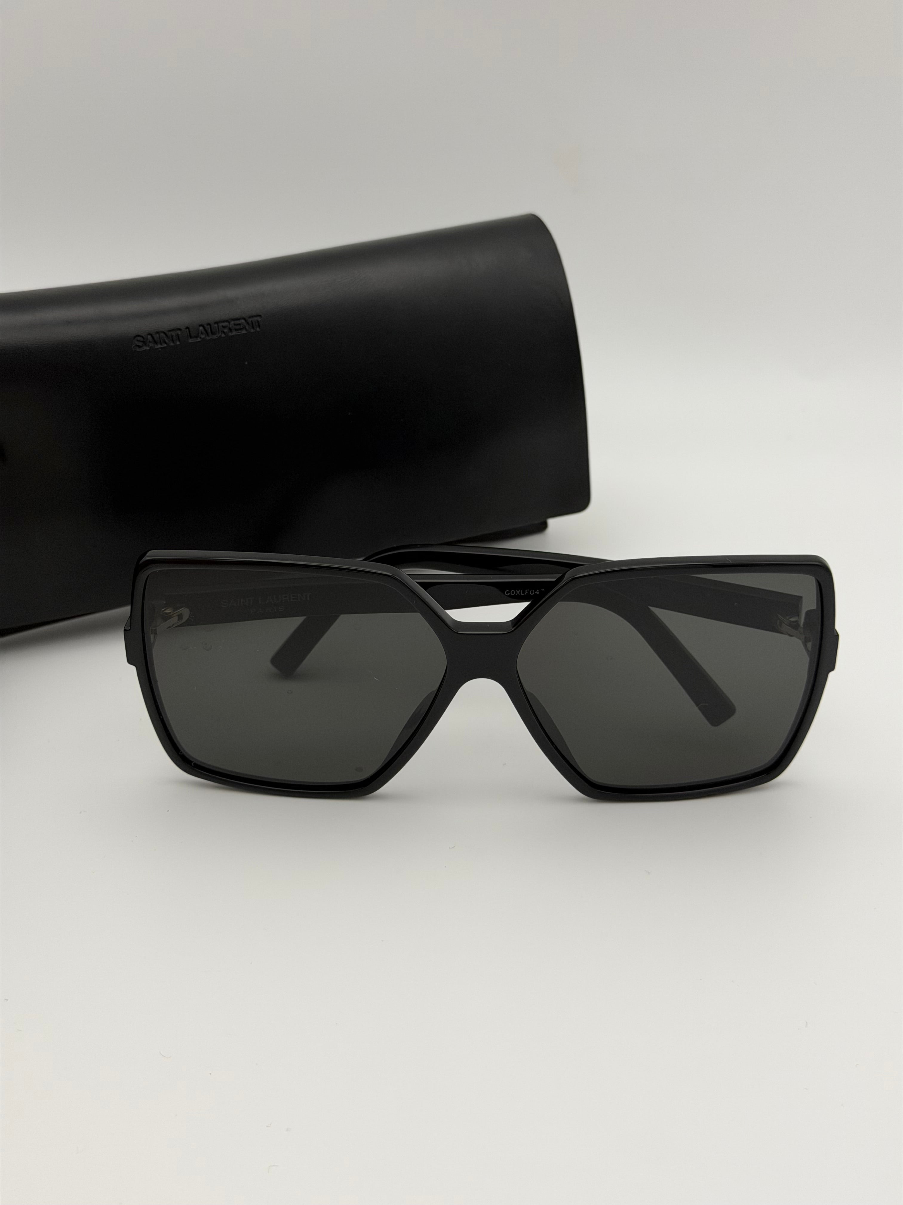 Saint Laurent Oversized Black Sunglasses 100% authentic and preloved in excellent condition.