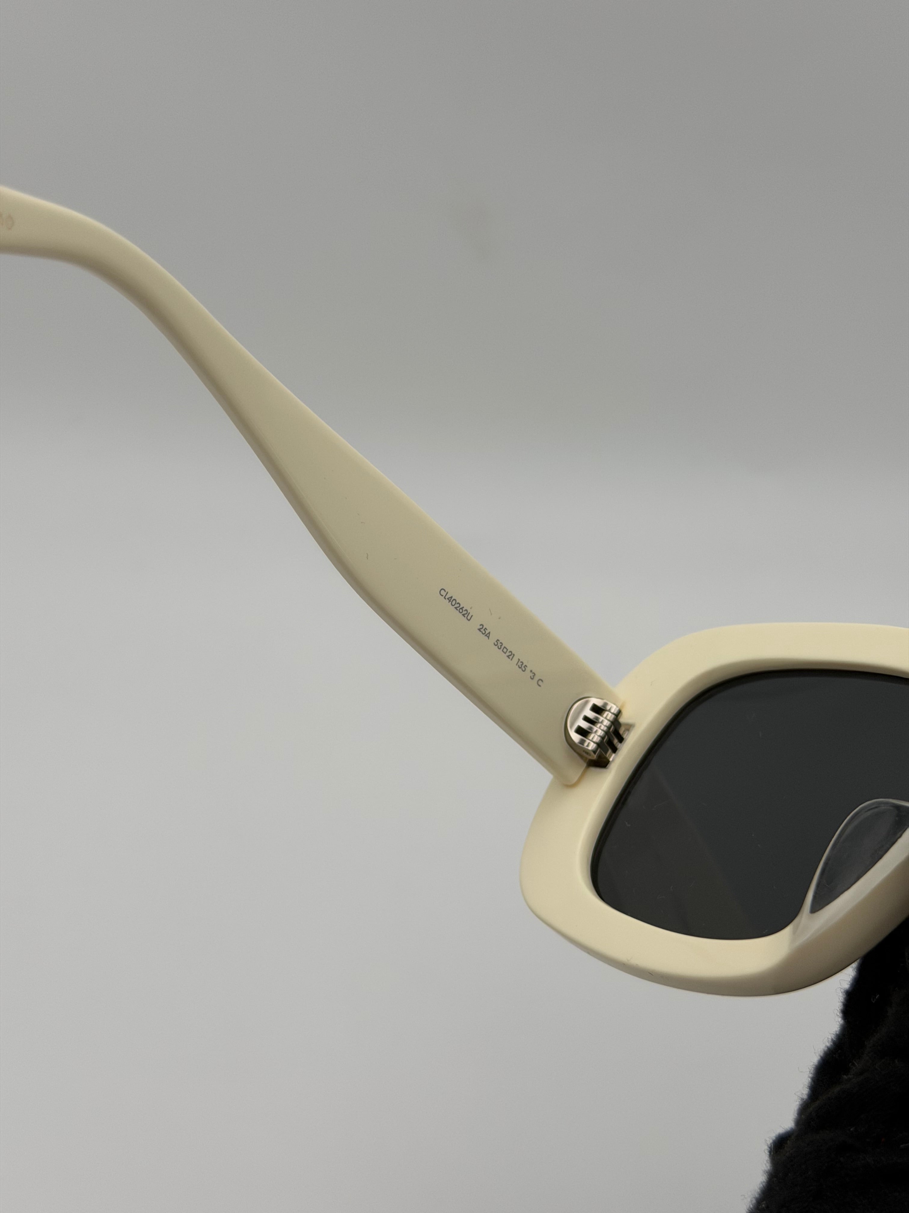 Celine Triomphe Sunglasses In White 100% authentic and preloved in excellent condition