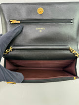 Chanel Wallet On Chain Black Lambskin Leather With GHW