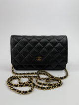 Chanel Wallet On Chain Black Caviar Leather With GHW