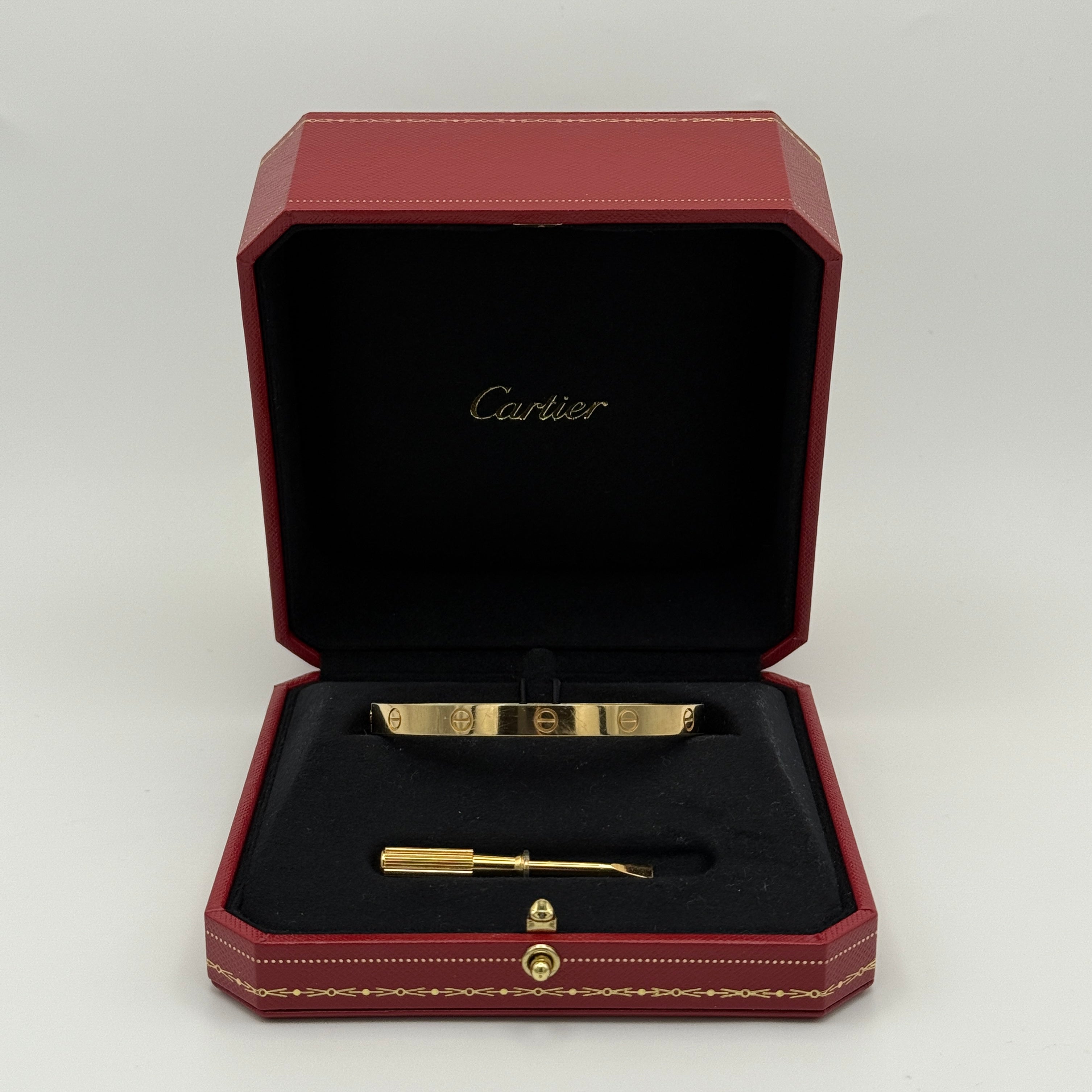 Cartier Love Bracelet in Yellow Gold - Classic Model