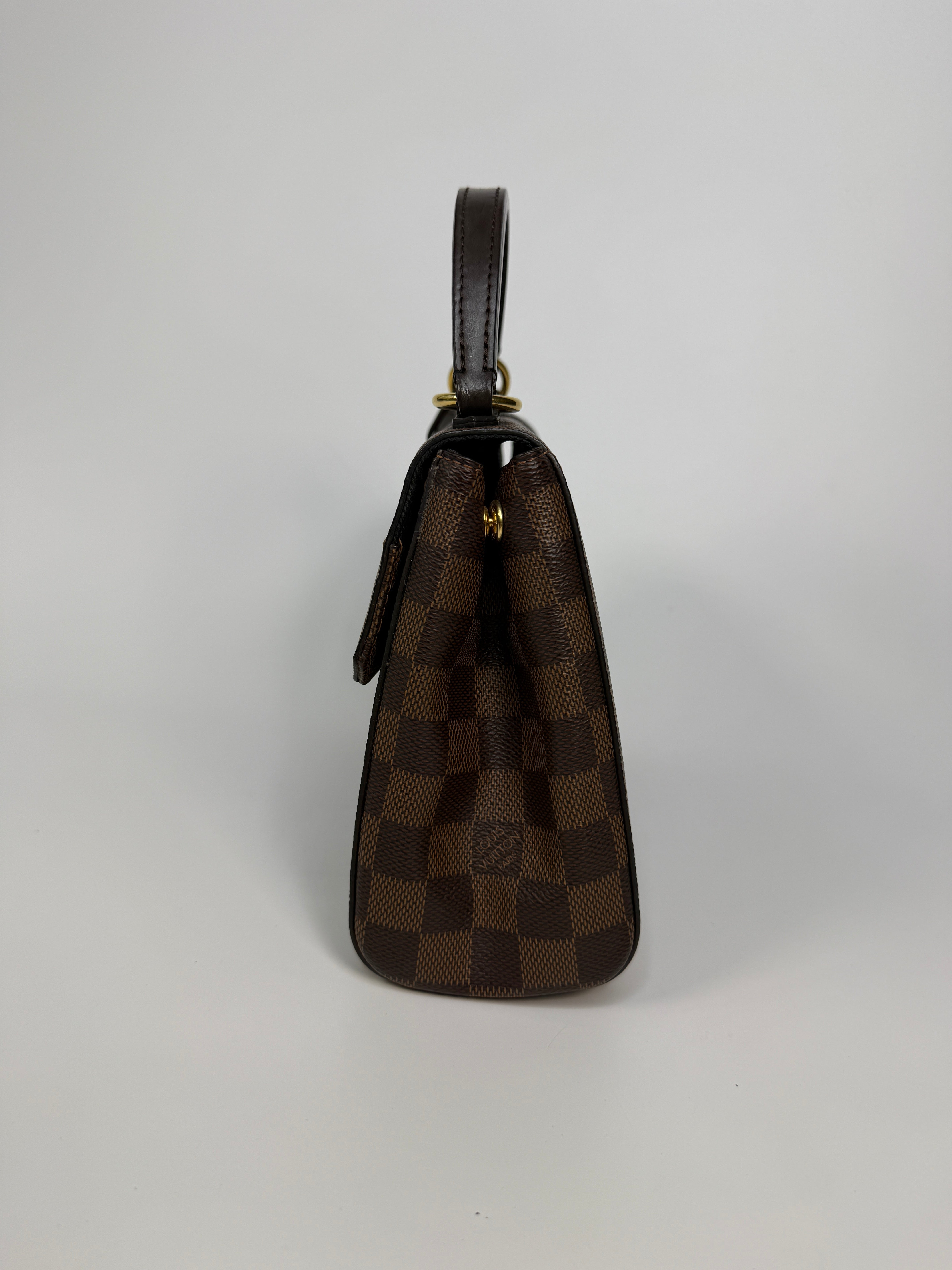 Louis Vuitton Bond Street BB In Damier Ebene With Gold Hardware