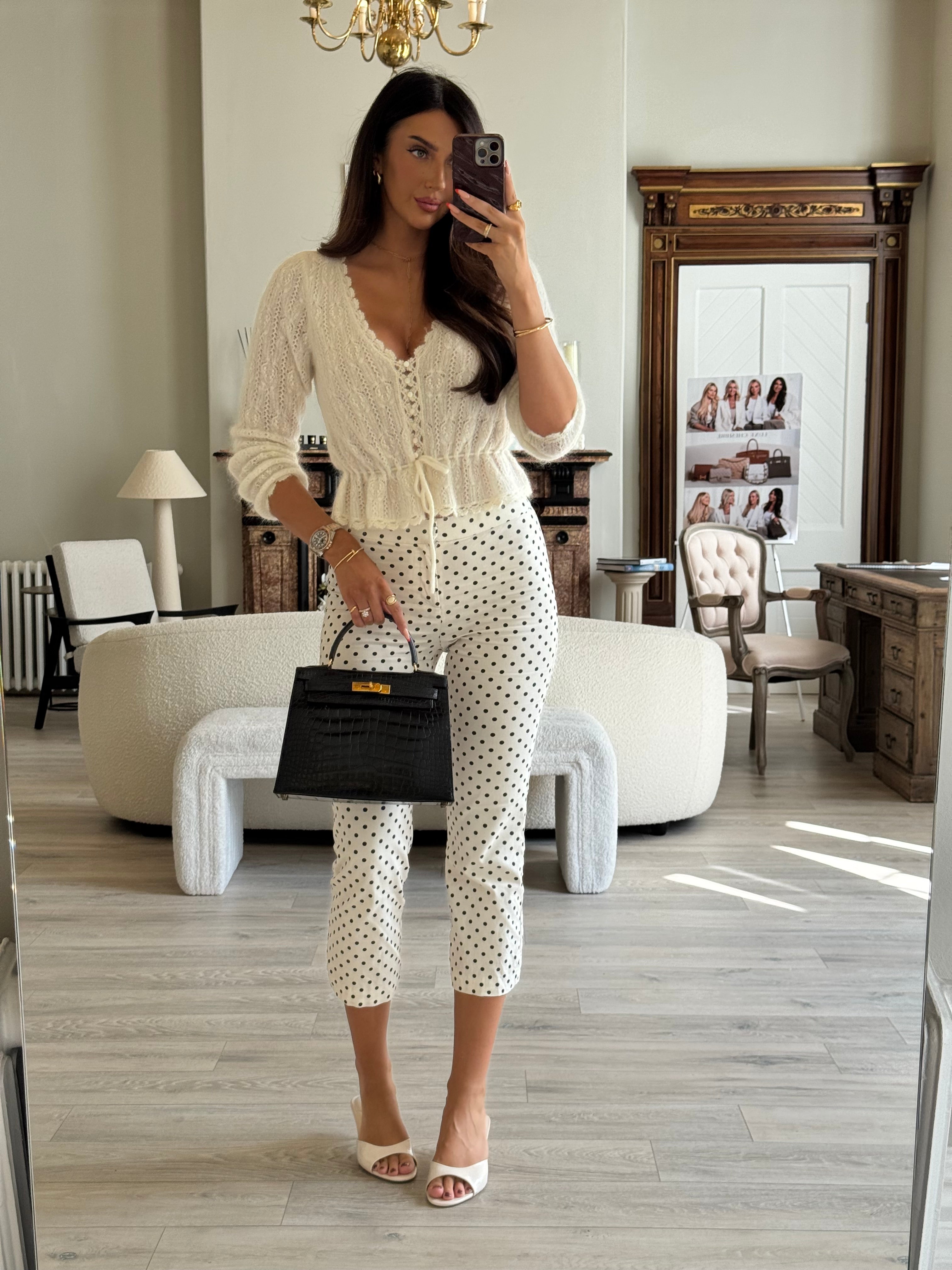 Hermès Vintage Kelly 28 In Shiny Black Crocodile With Gold Hardware Authentic