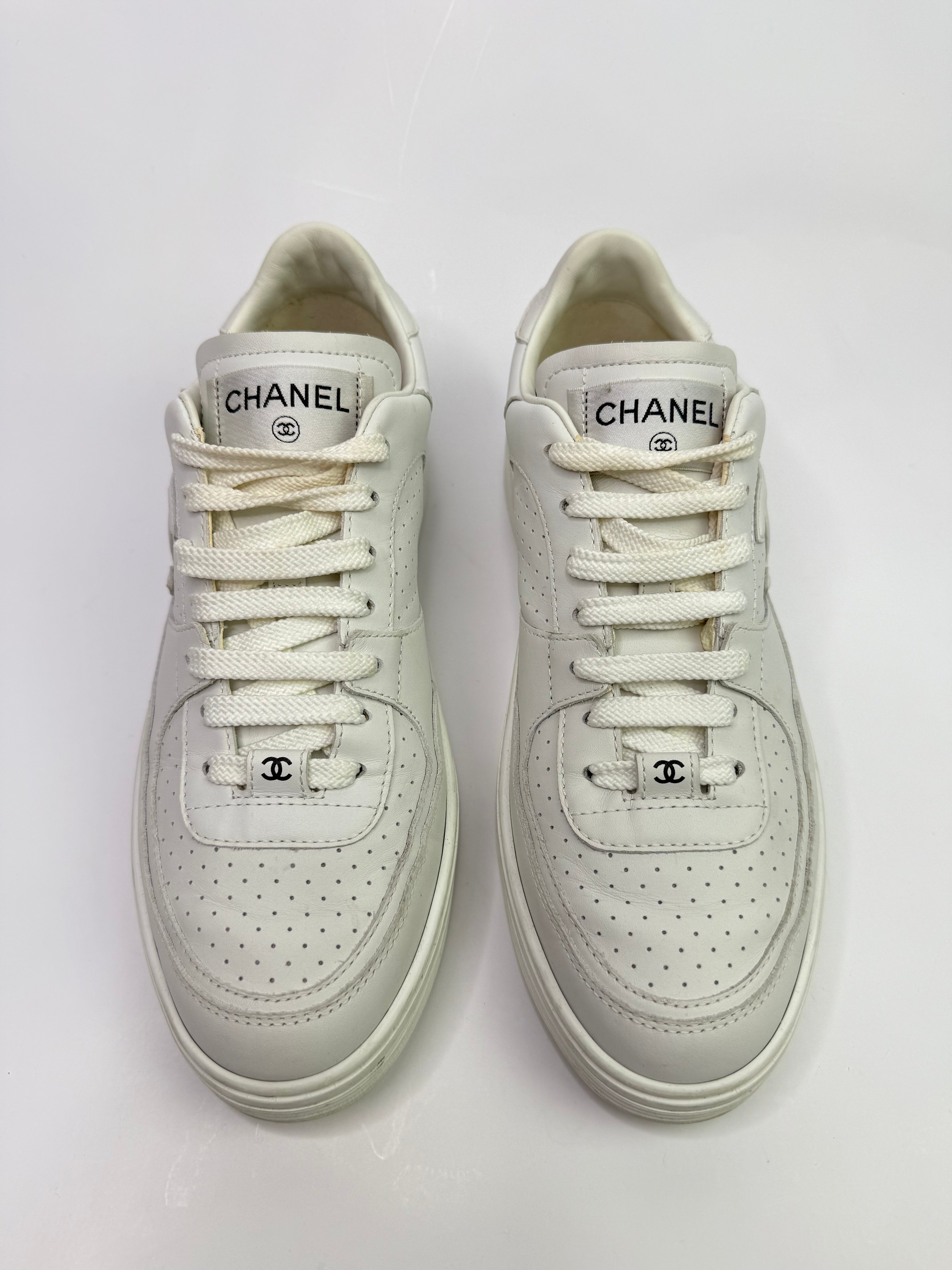 Chanel CC Logo Sneakers (Size 39.5/UK 6.5)