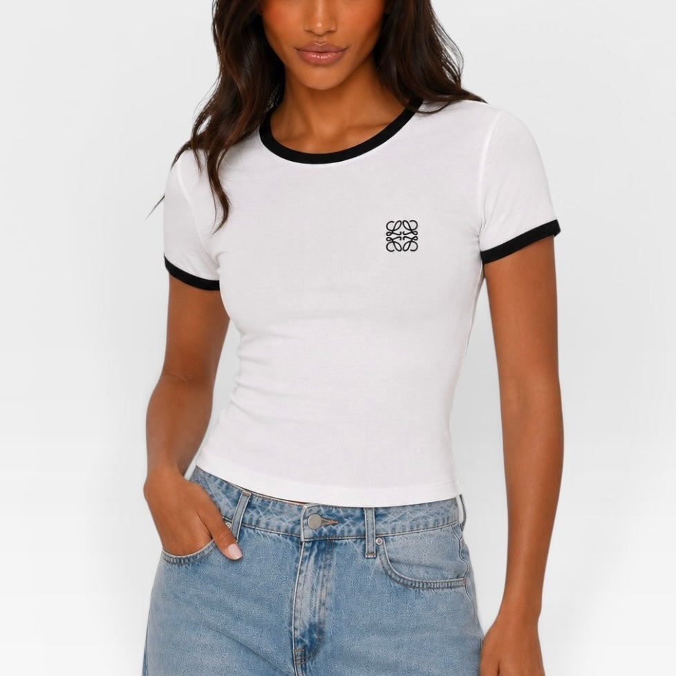 Loewe Anagram-embroidered cotton T-Shirt (Size S/UK8)