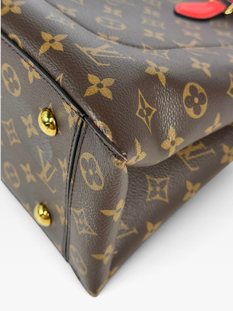 Louis Vuitton Flower Tote In Monogram Canvas With Gold Hardware 100% authentic and preloved in excellent condition