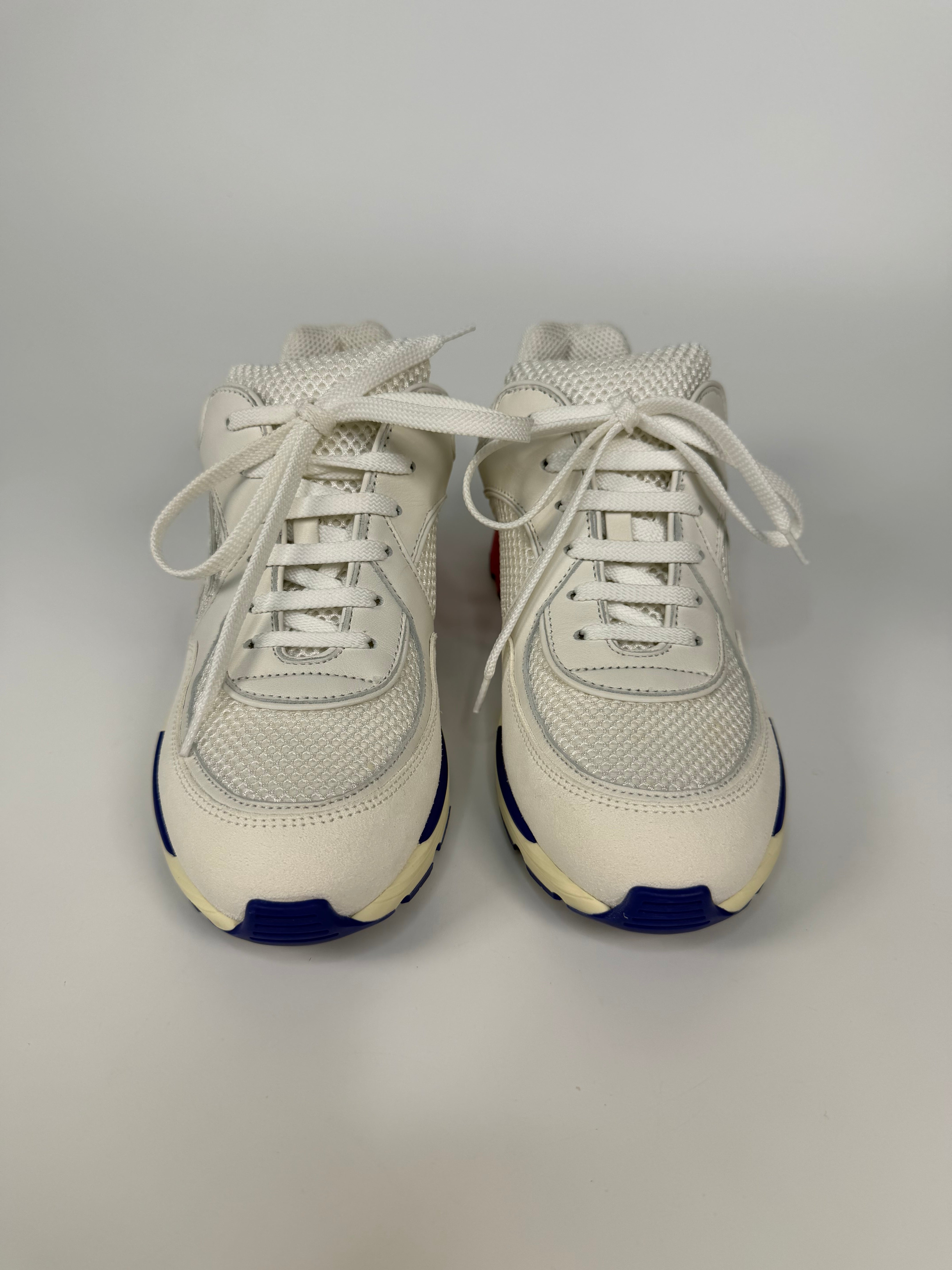 Chanel CC Sneakers In White Multicolour (Size 36.5/ UK 3.5). 100% authentic and preloved in excellent condition.