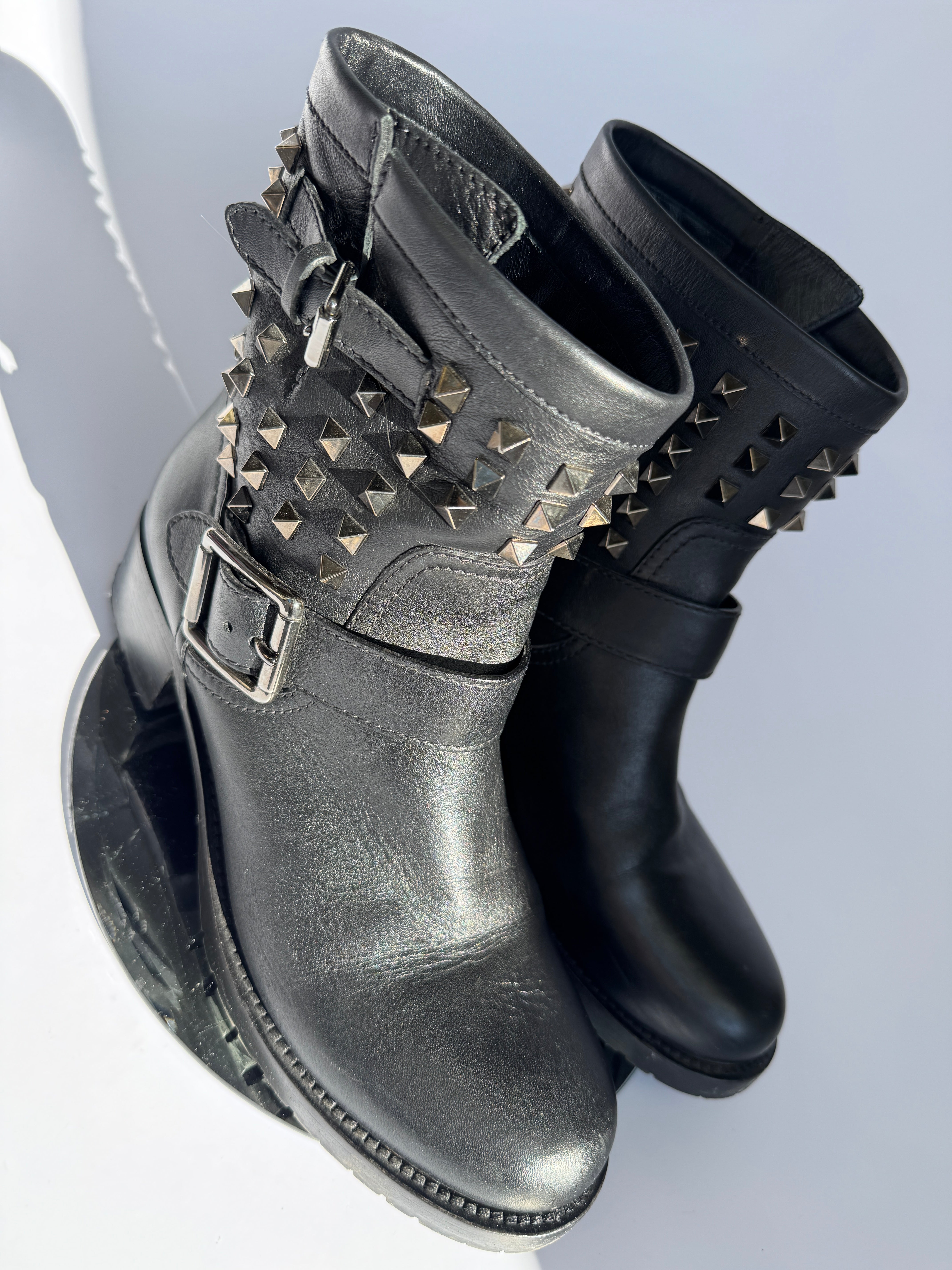 Valentino Rockstud Ankle Boots (Size40/UK7)