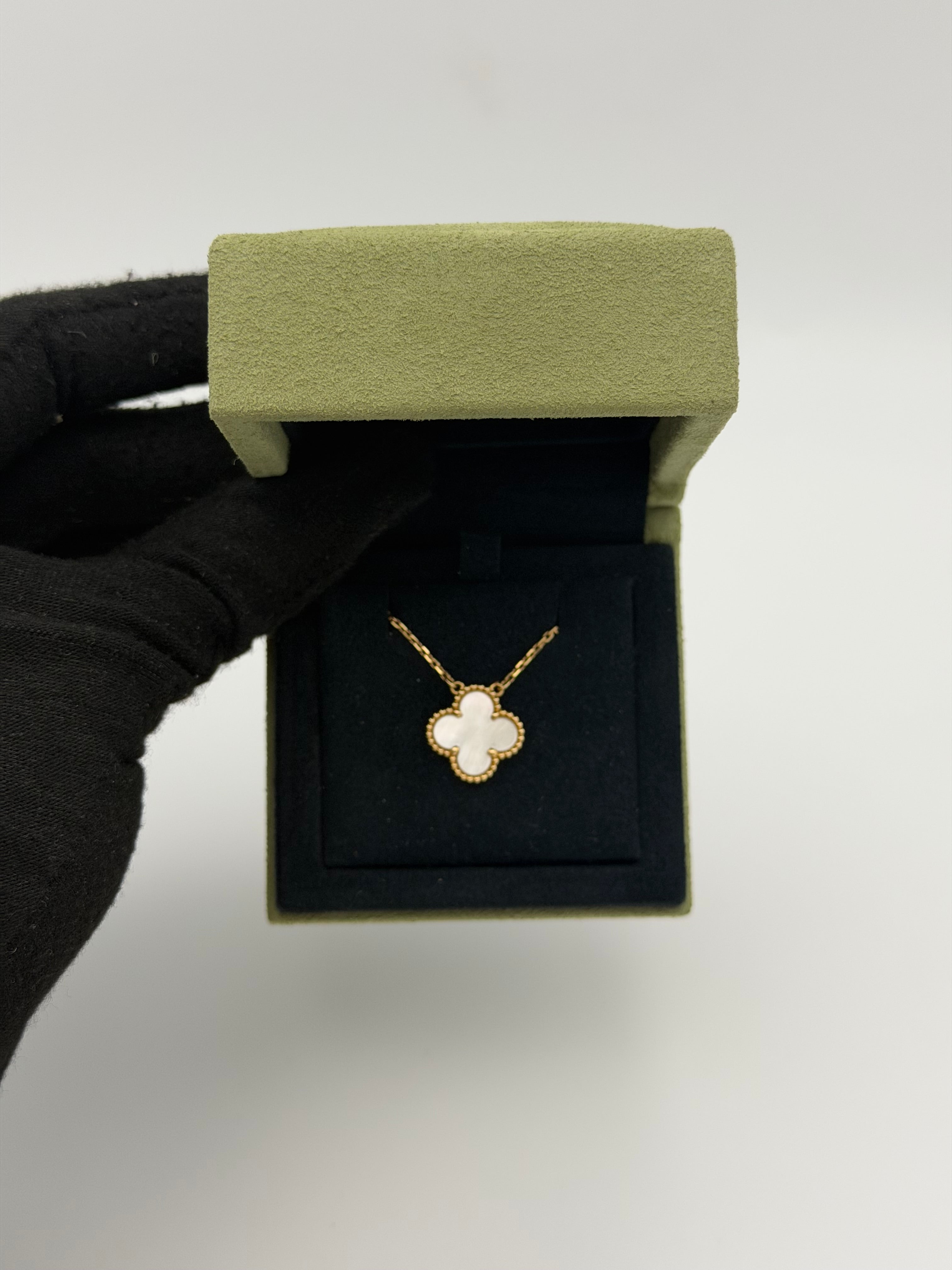 Van Cleef & Arpels Vintage Alhambra Gold & Mother-Of-Pearl Necklace