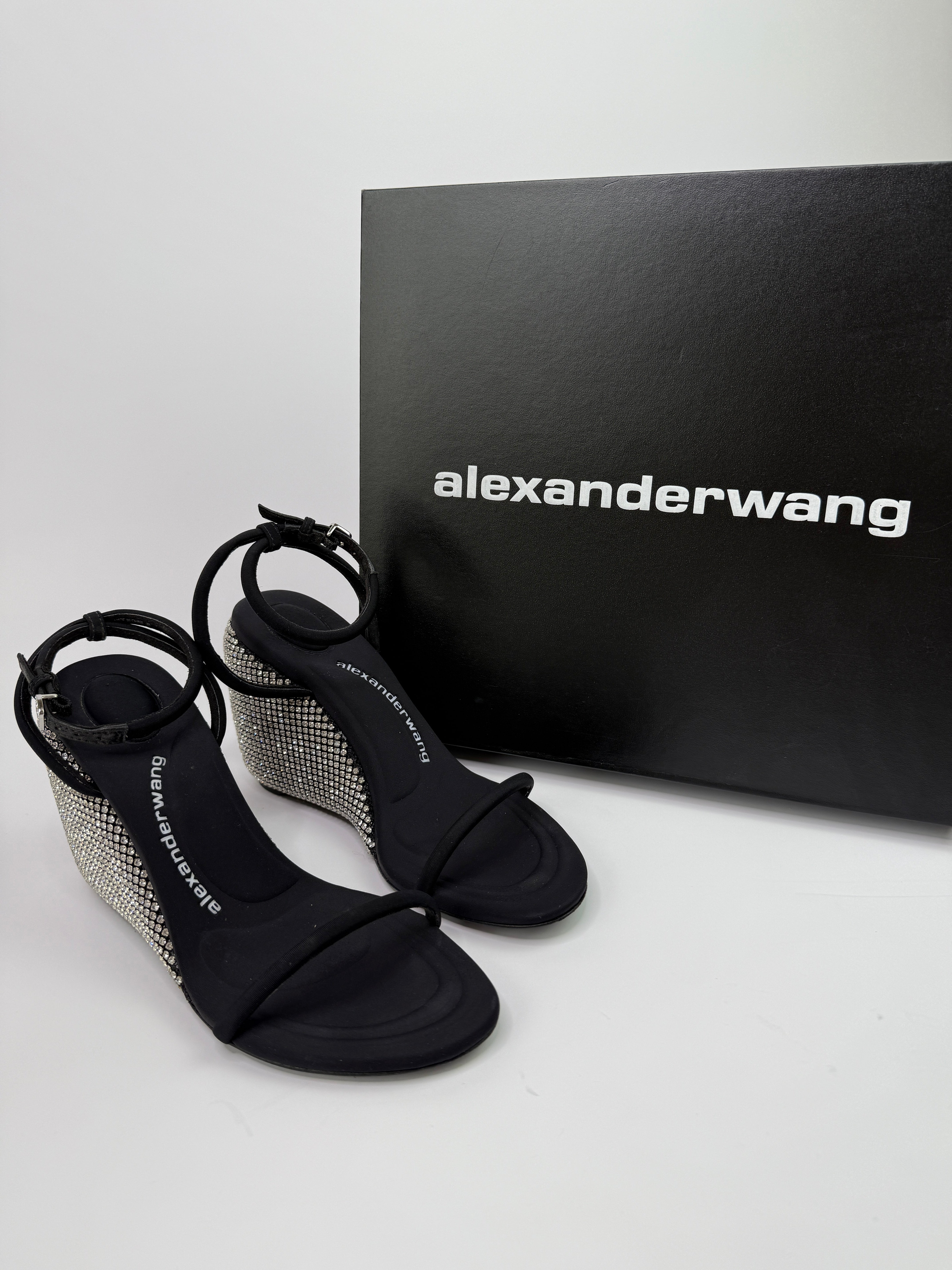 Alexander Wang Dahlia Crystal Wedges (Size 38/UK5)