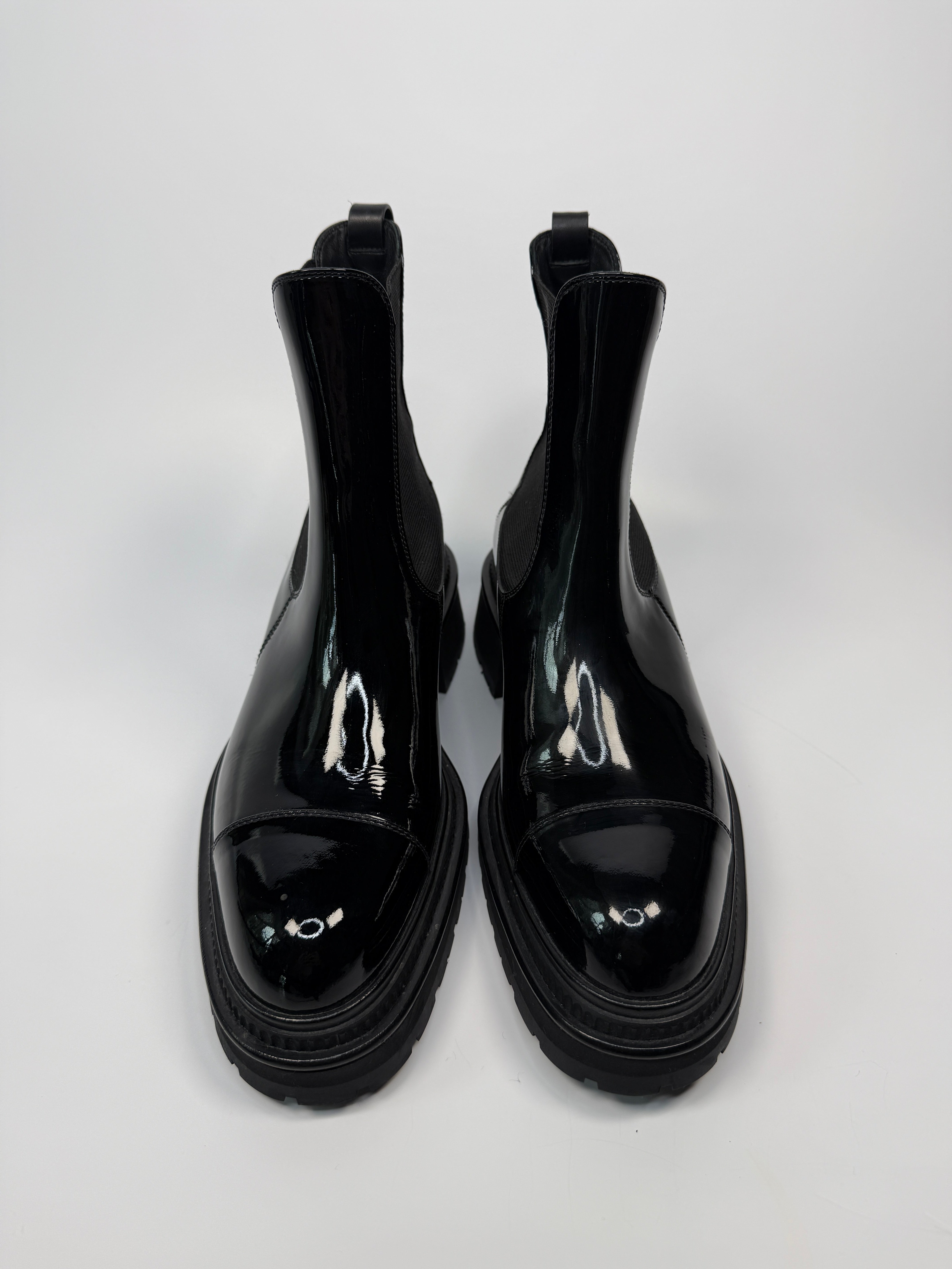 Chanel CC Ankle Boots (Size 40/UK7)