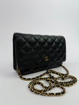 Chanel Wallet On Chain Black Caviar Leather With GHW
