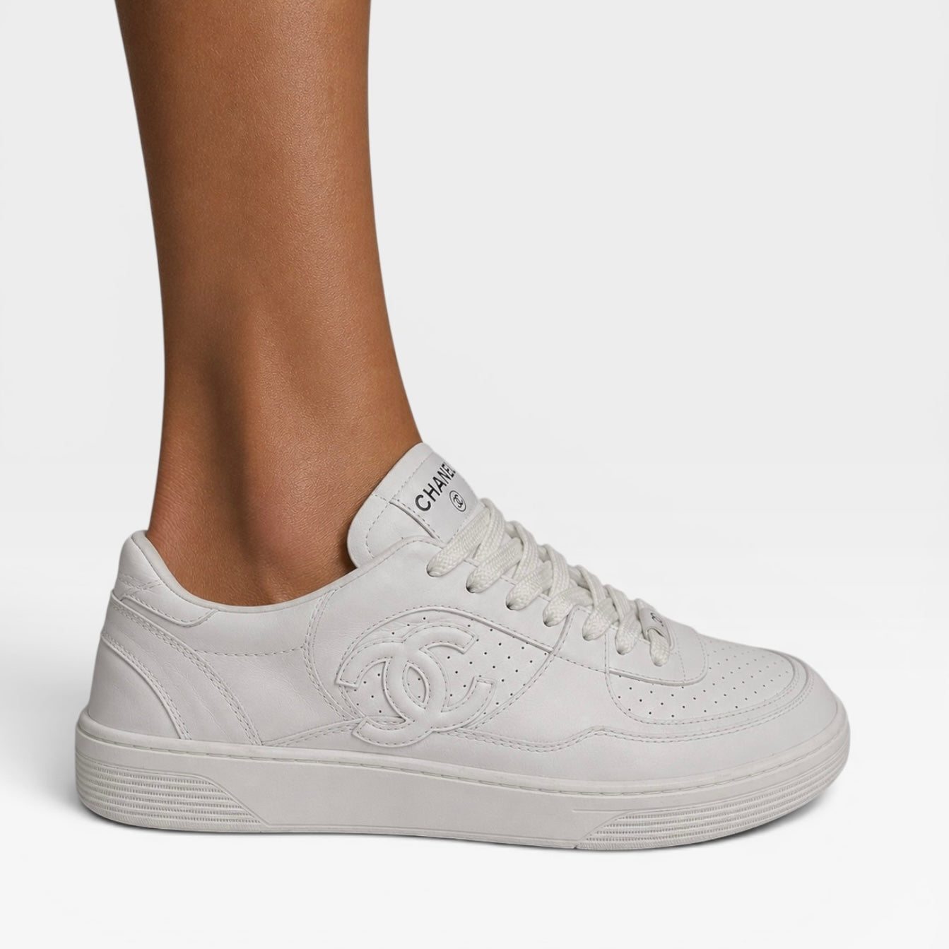 Chanel CC Logo Sneakers (Size 39.5/UK 6.5)