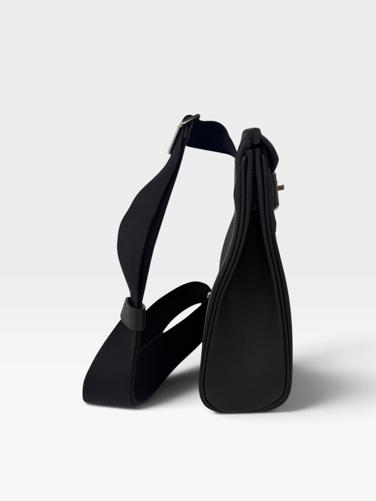 Hermès Hac A Dos Black Togo Leather Palladium Hardware
