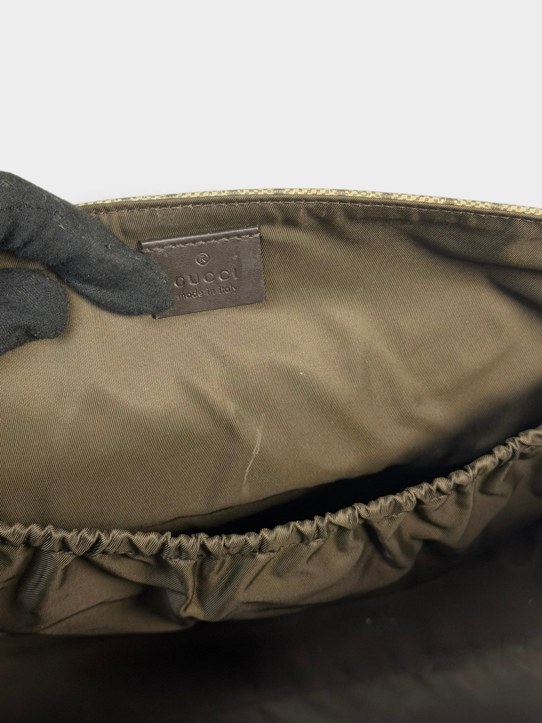 Gucci GG Supreme Baby Changing Bag 100% authentic and preloved in excellent condition