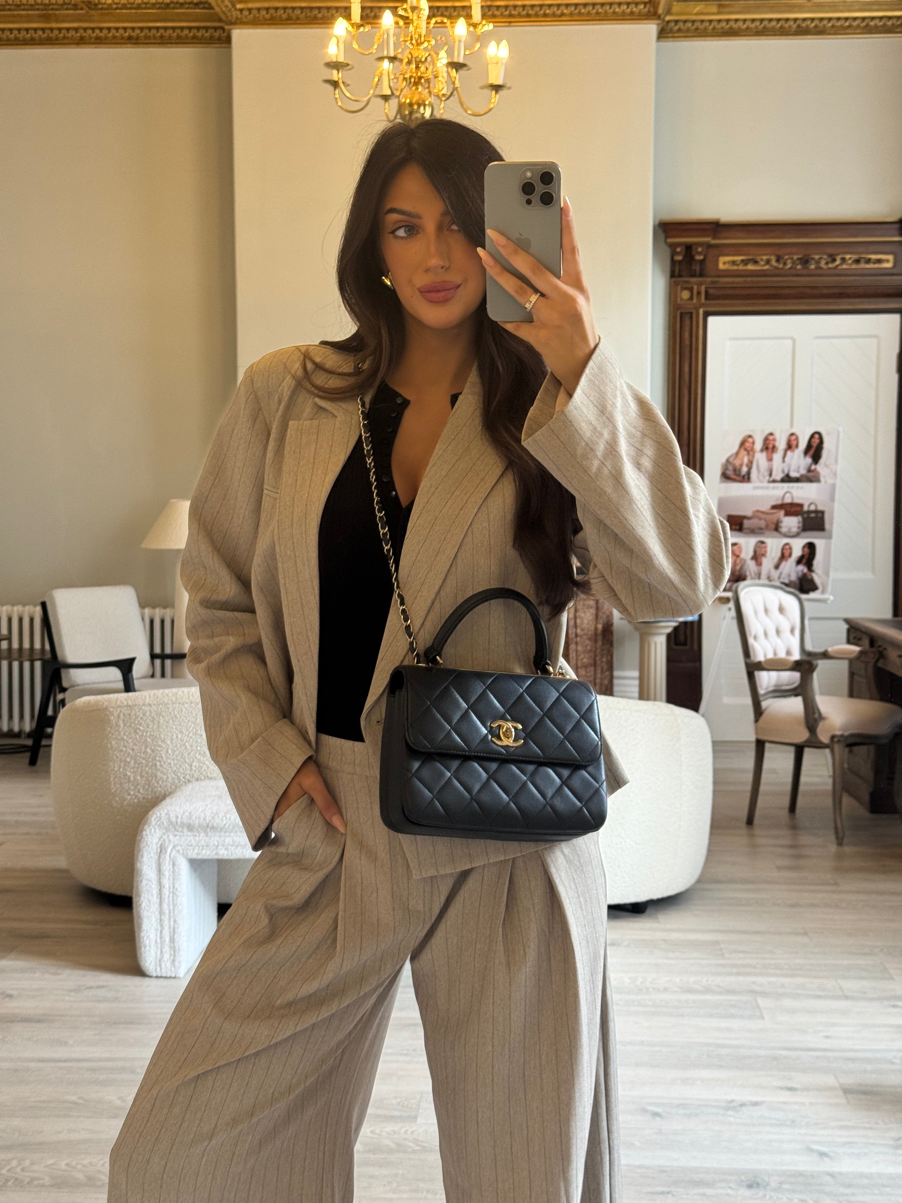 Chanel Small Trendy Top Handle Flap Bag
Pre Loved & Authentic