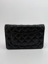 Chanel Wallet On Chain Black Lambskin Leather With GHW