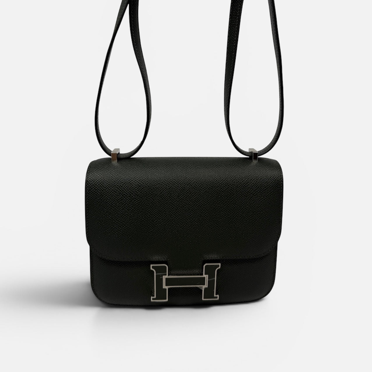 Hermès Constance 18 In Vert Mangrove Epsom Leather With Lacquered Hardware