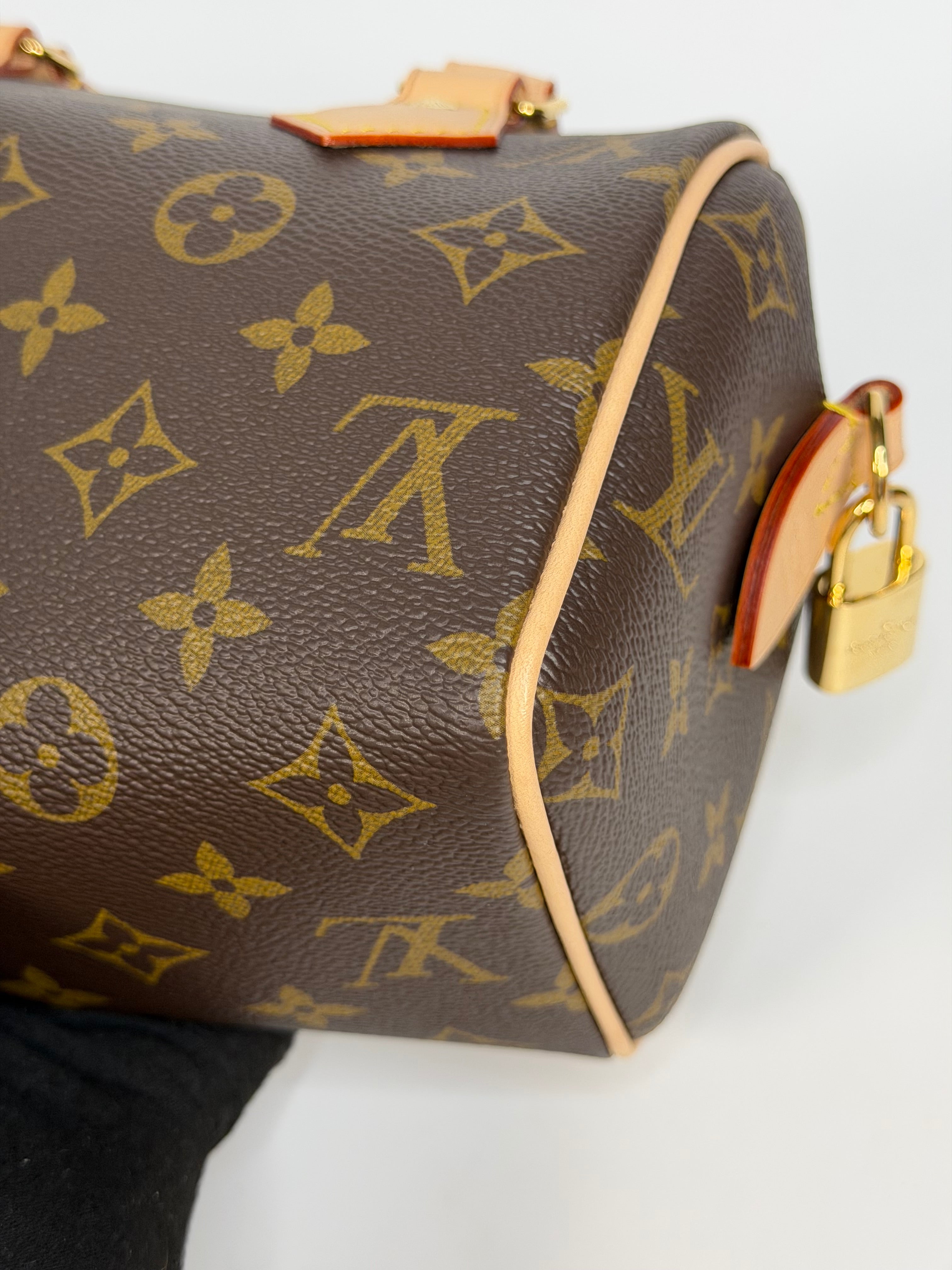 Louis Vuitton Speedy 20 In Monogram Canvas With Gold Hardware. Authentic and preloved in excellent condition.