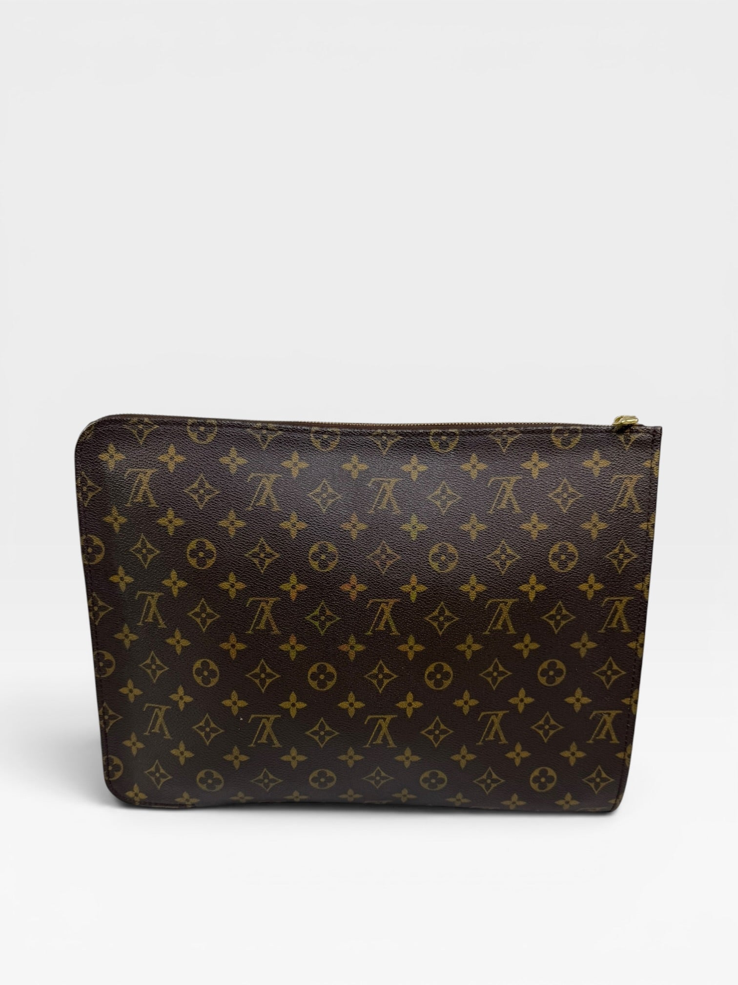 Louis Vuitton Poche Document Portfolio In Monogram Gold Hardware. Authentic and preloved n excellent condition. 100% guarantee