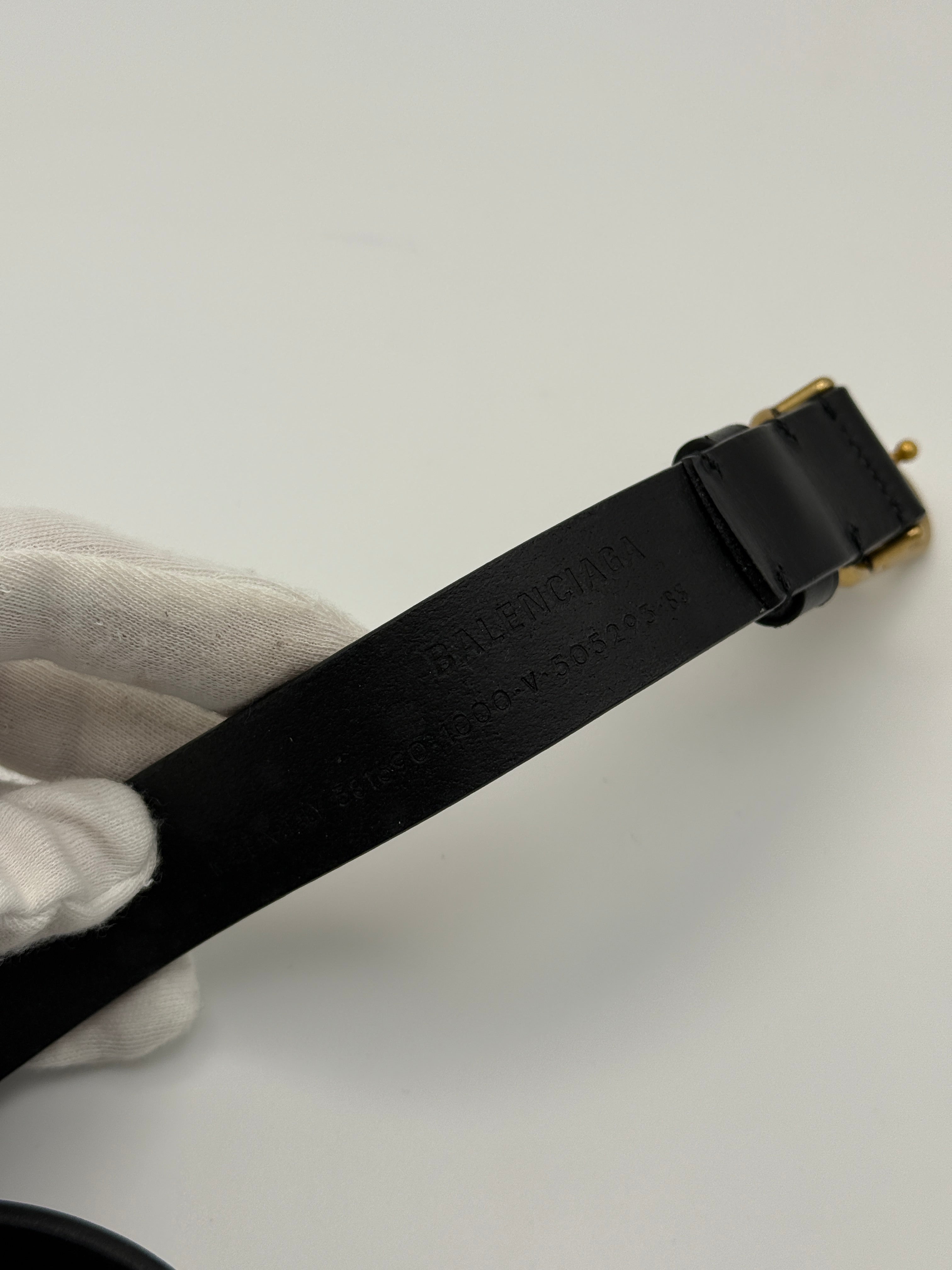 Balenciaga BB Logo Belt (Size 85)