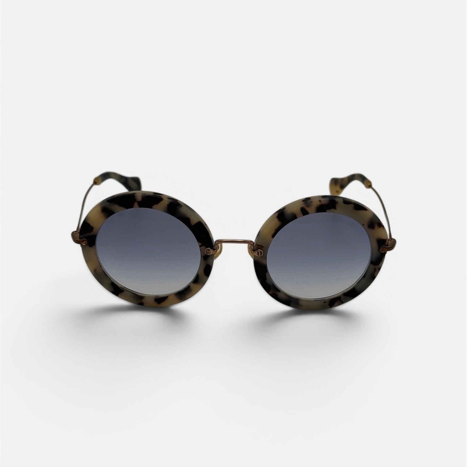 MiuMiu Over Sized Round Sunglasses