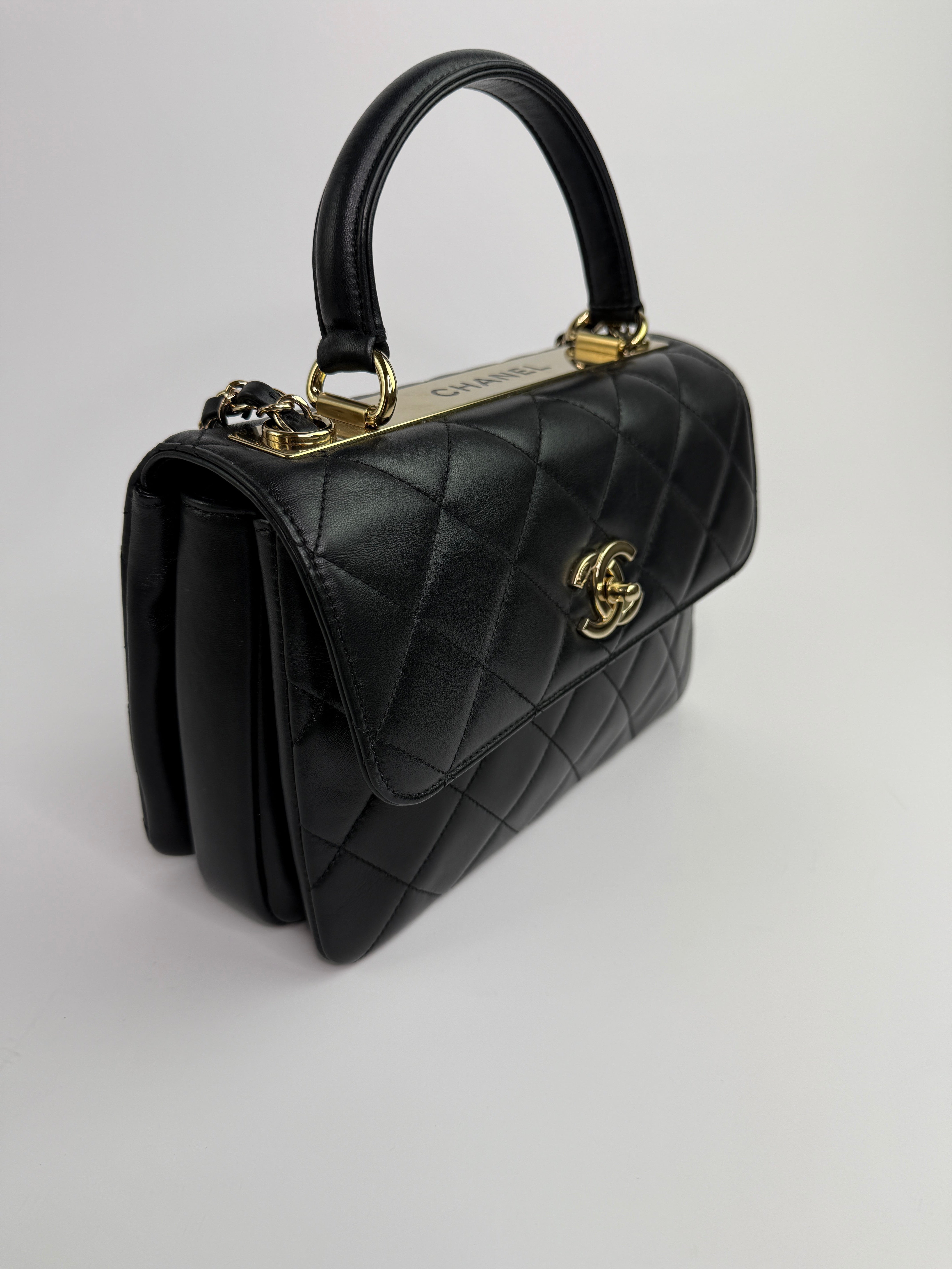 Chanel Small Trendy Top Handle Flap Bag