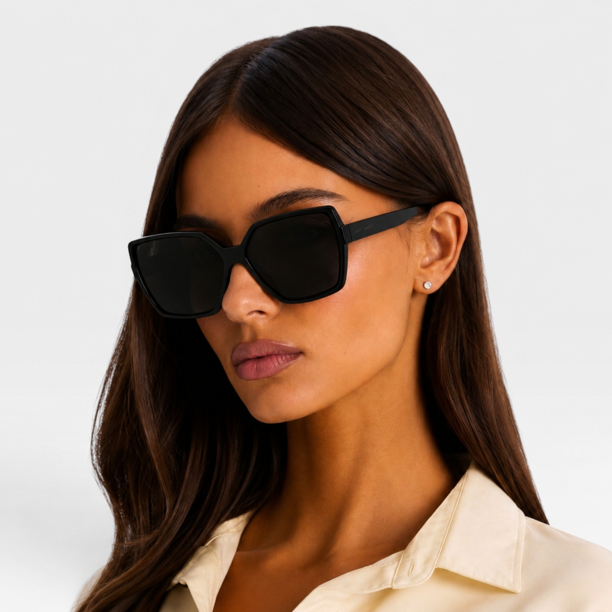 Saint Laurent Oversized Black Sunglasses 100% authentic and preloved in excellent condition.