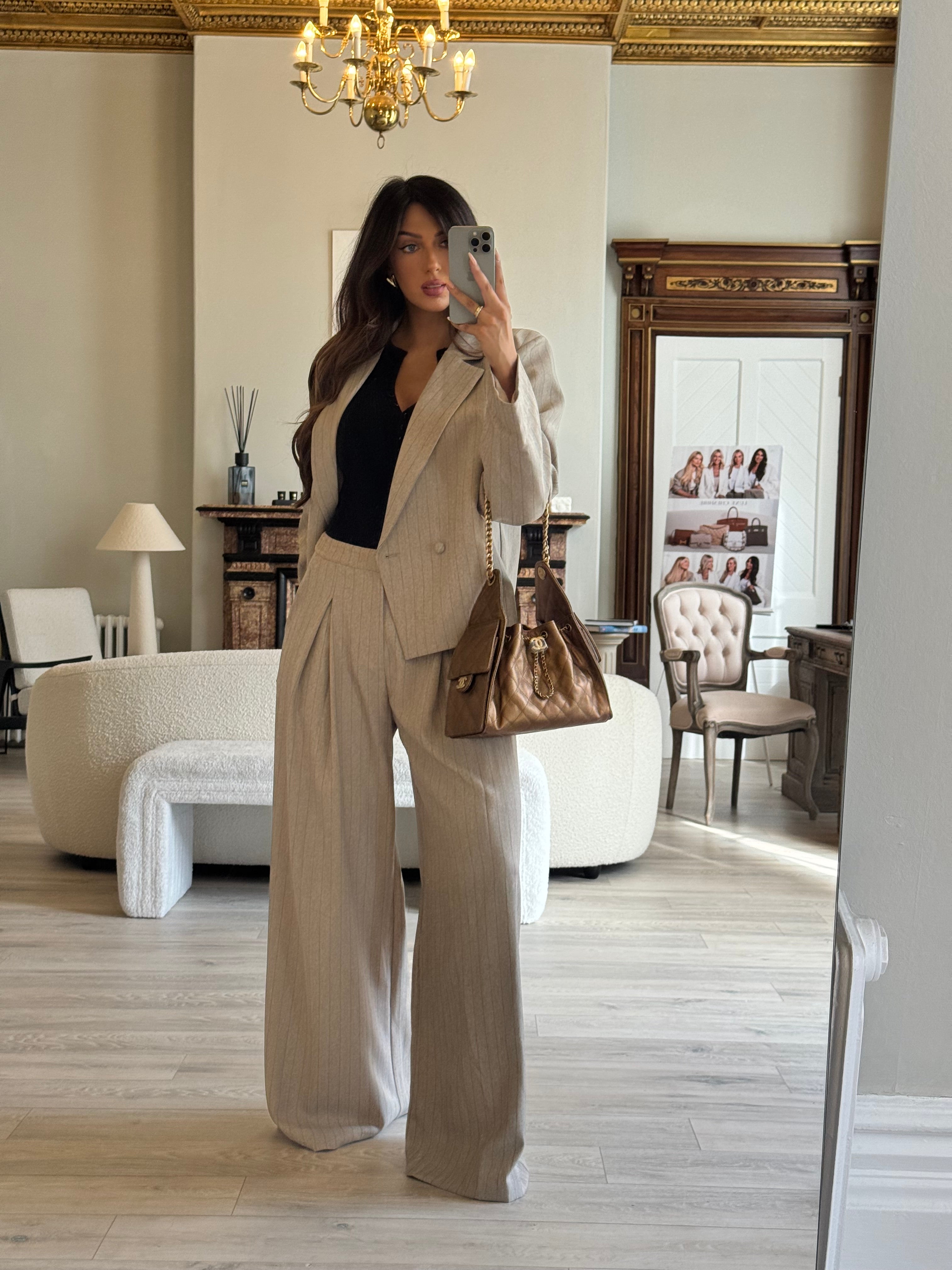 Authentic pre loved Chanel 25 Small In Metallic Bronze Caviar Leather With Gold hardware