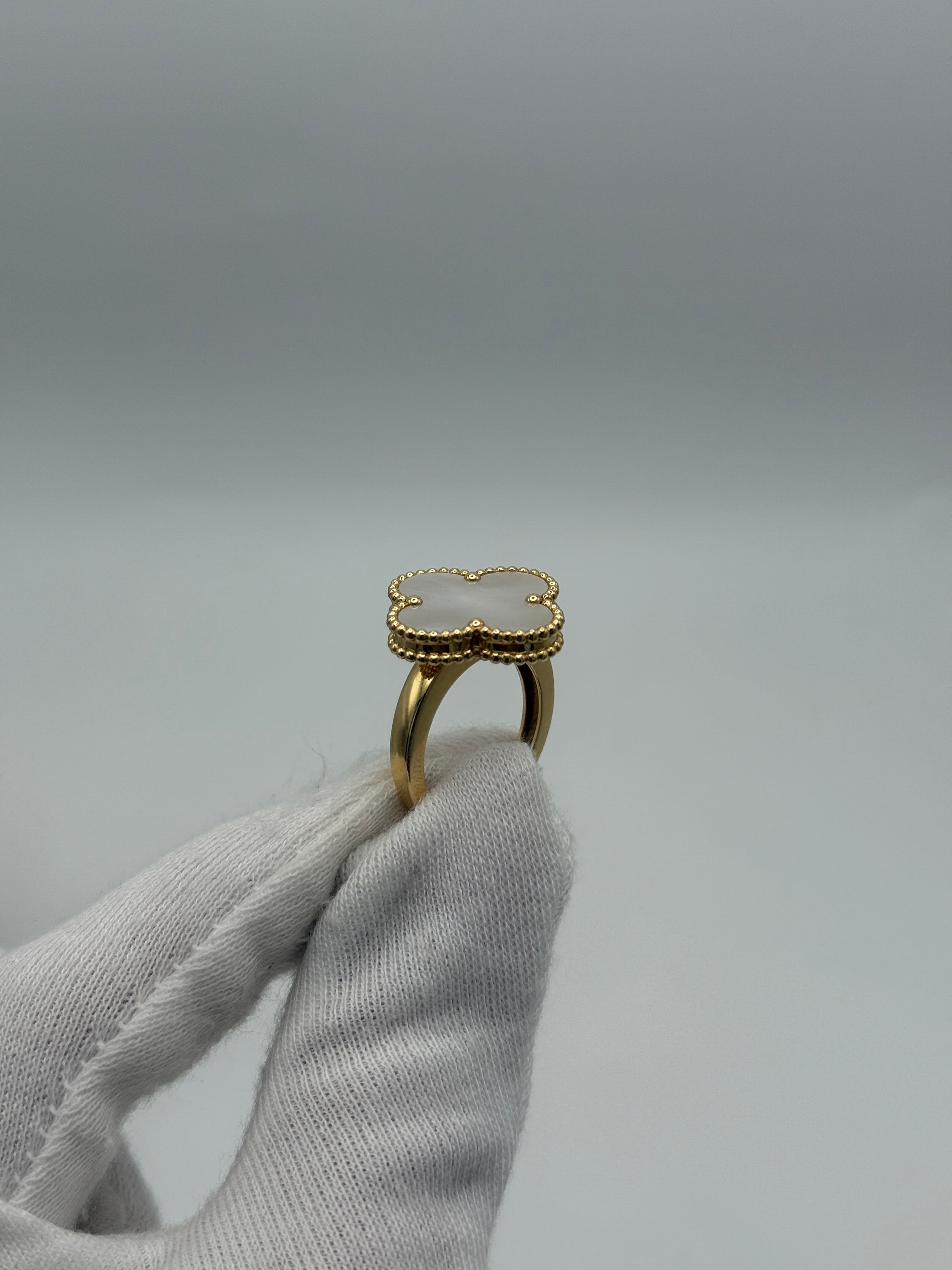 Van Cleef & Arpels Vintage Magic Alhambra Mother Of Pearl Ring