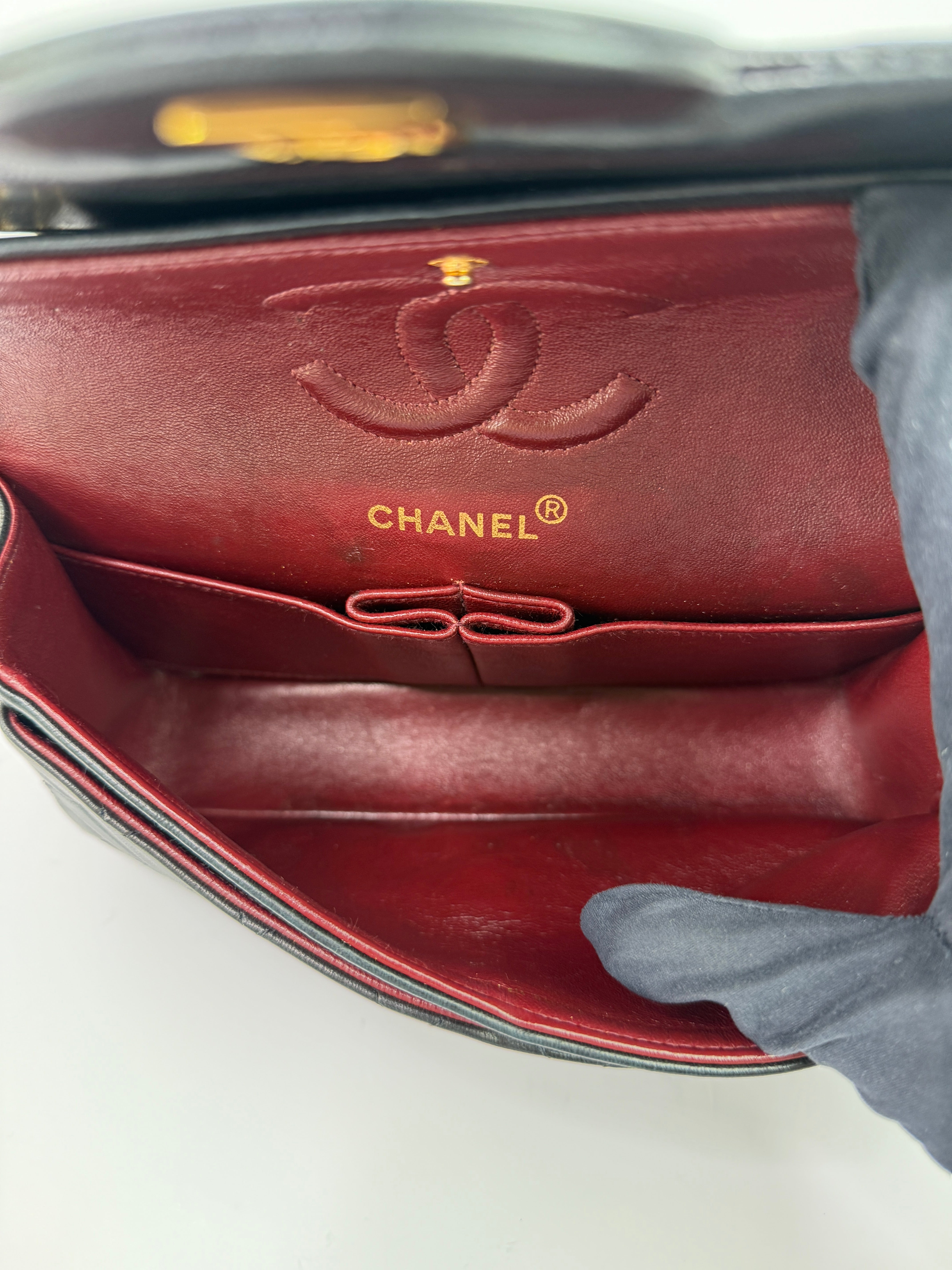 Chanel Vintage Small Classic Double Flap GHW