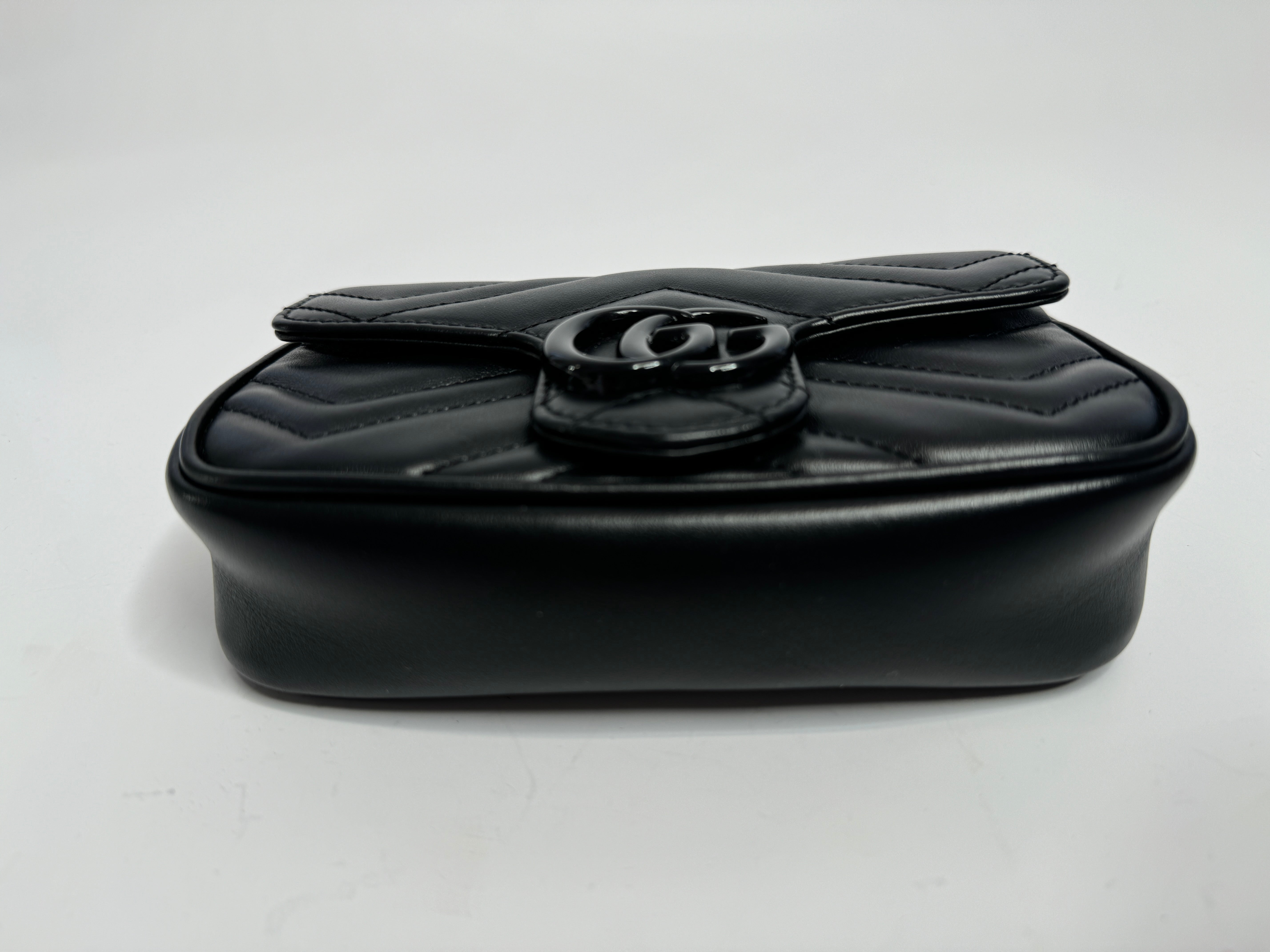 Gucci Marmont Matelassé Leather Belt Bag