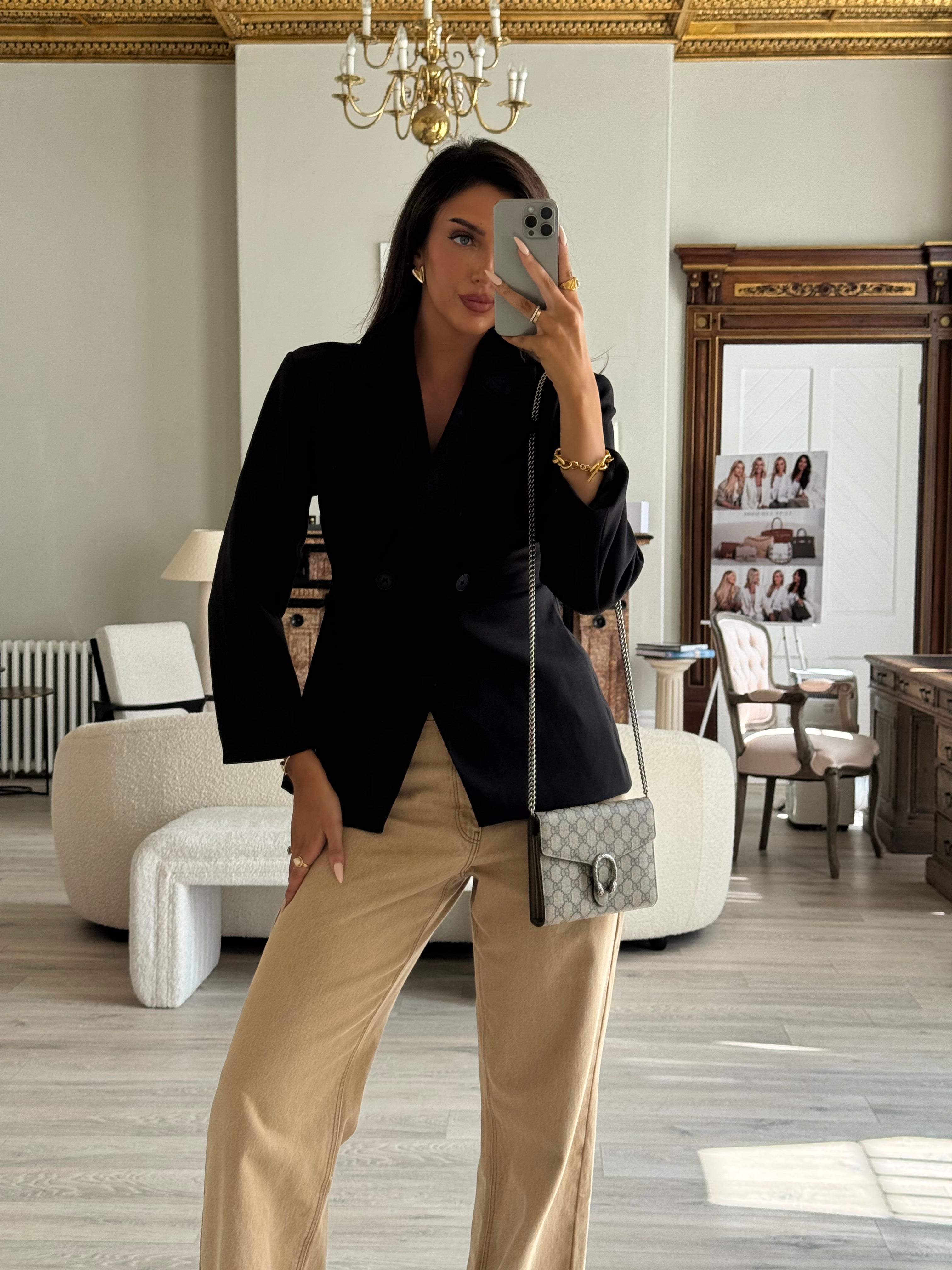 Gucci Dionysus GG Supreme Chain Wallet