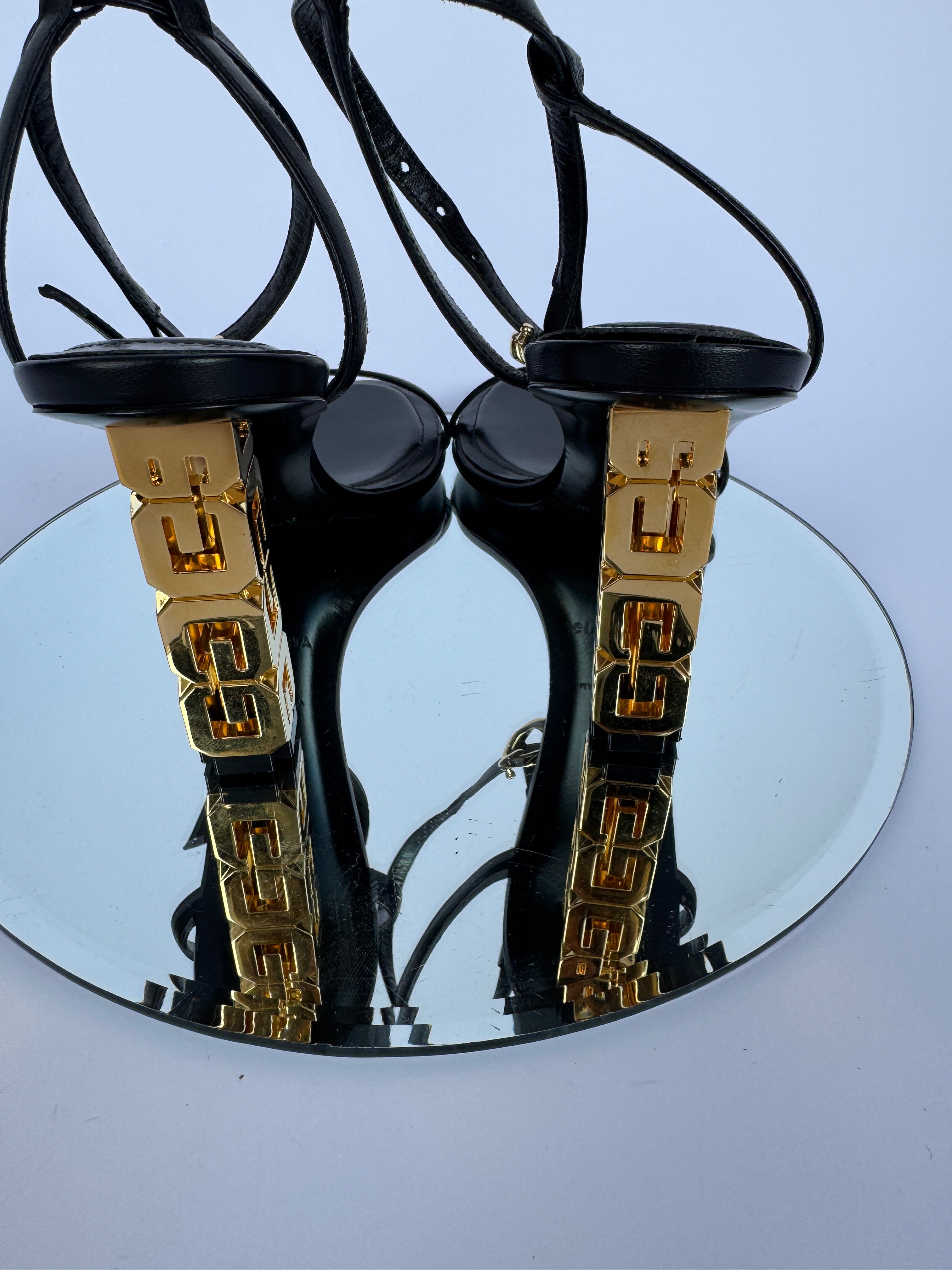 Givenchy G Cube 85 Sandals Heels (Size 36/UK3)