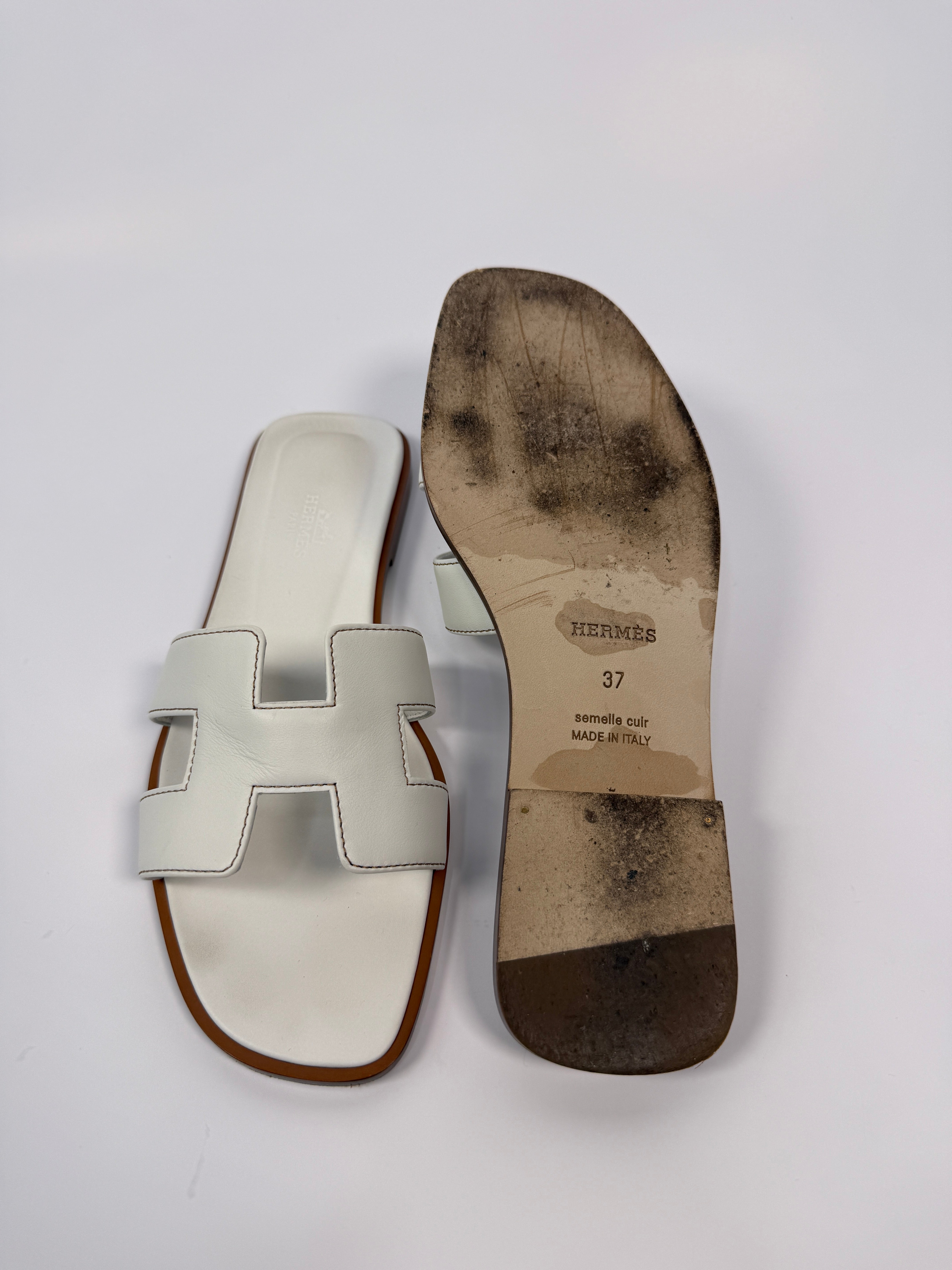 Hermès Oran Sandals (Size 37/UK4)