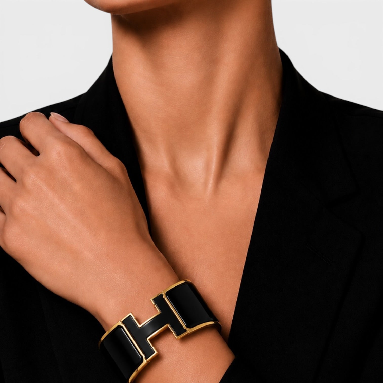 Hermès Extra Wide H Clic Bracelet
