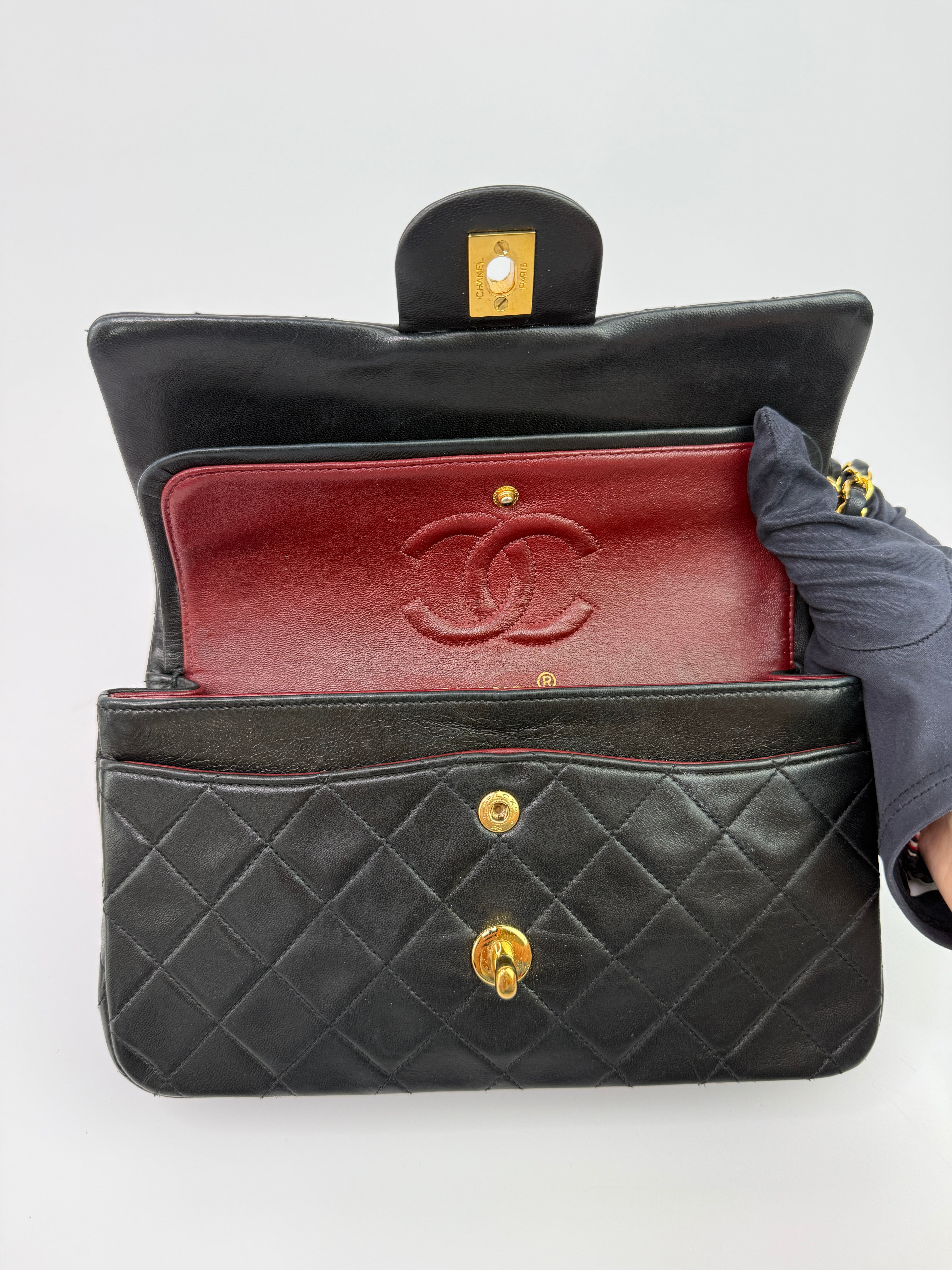 Chanel Vintage Small Classic Double Flap GHW