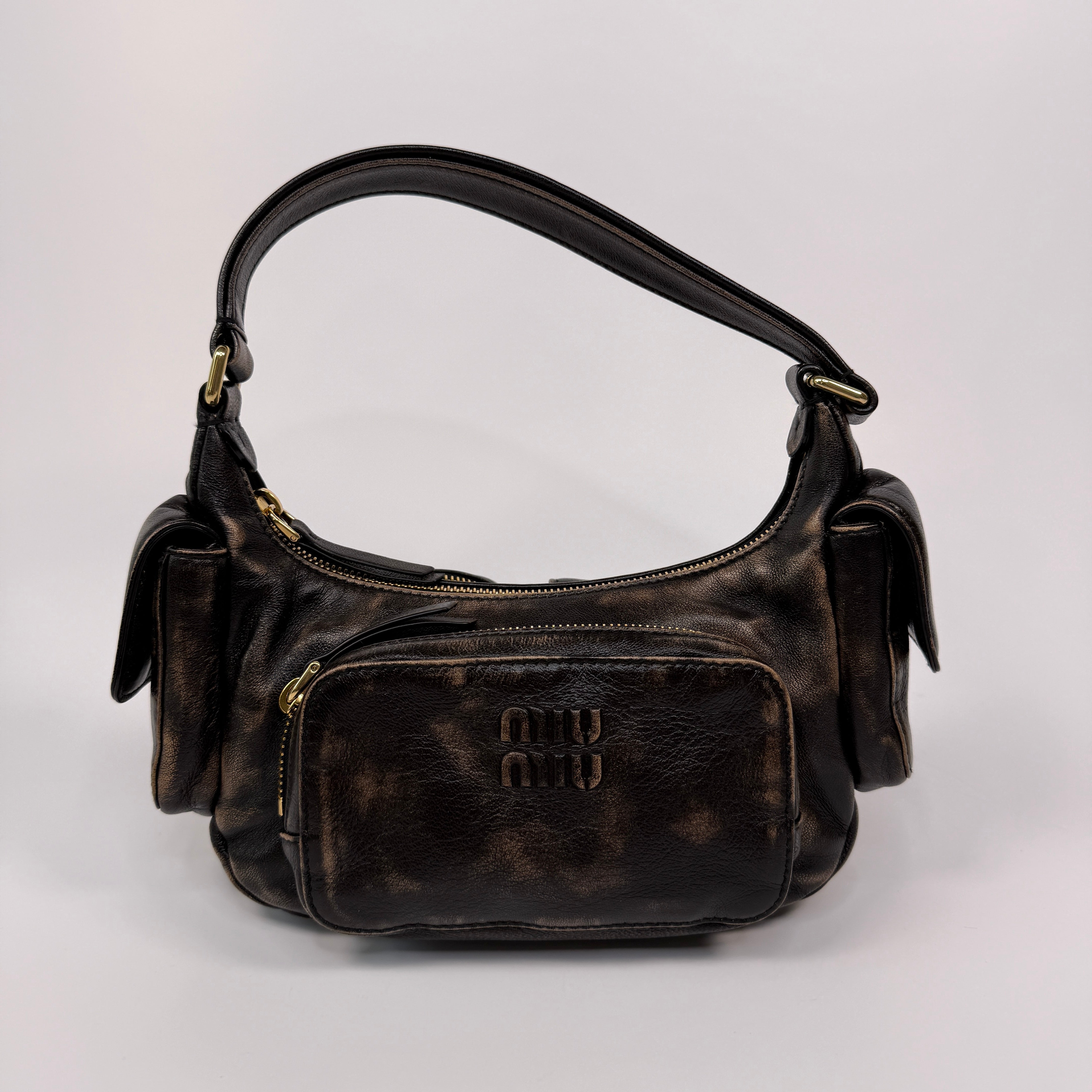 Miu Miu Pocket Nappa Leather Bag