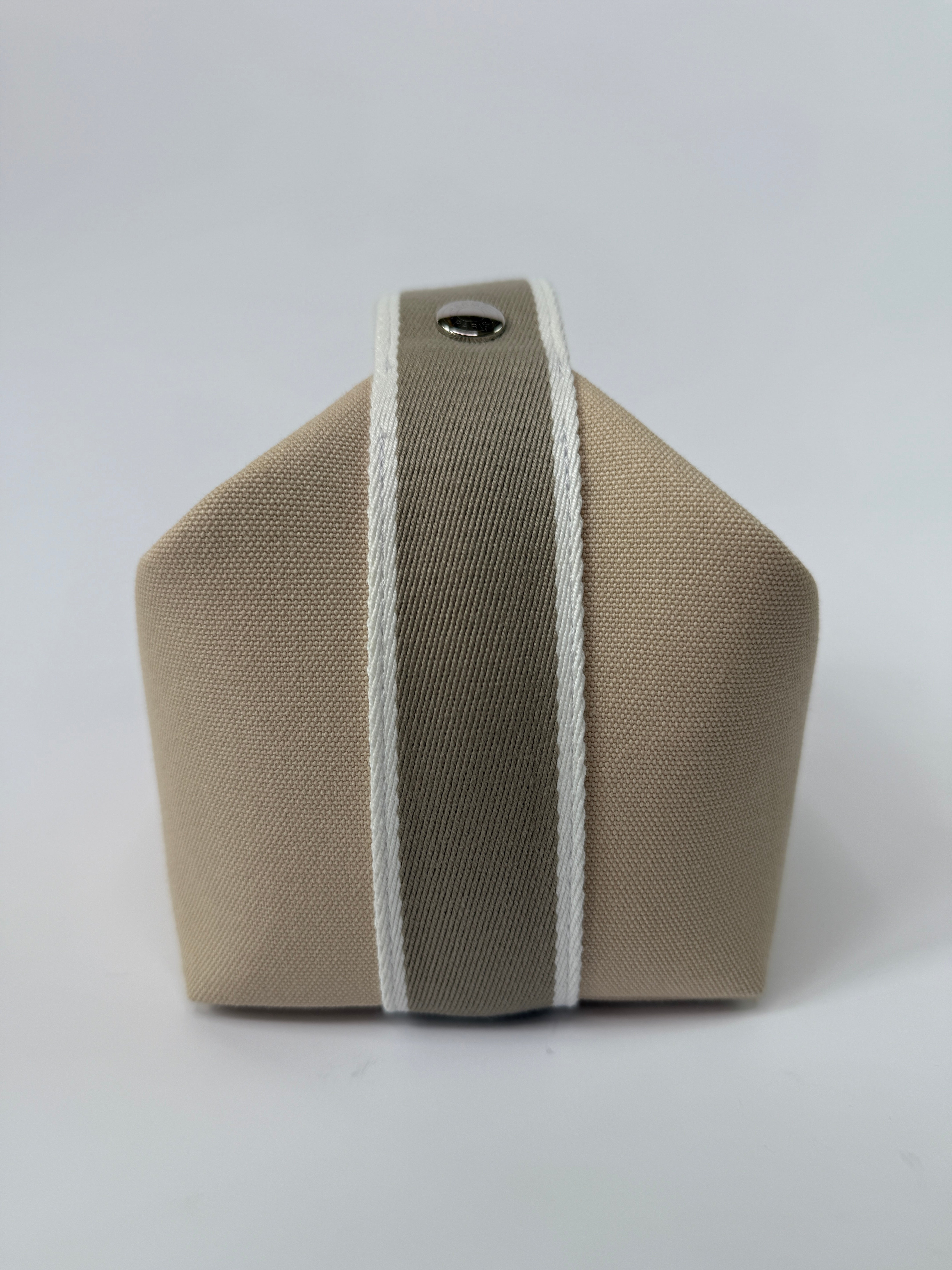 Authentic pre-loved Hermès Bride A Brac PM In Craie