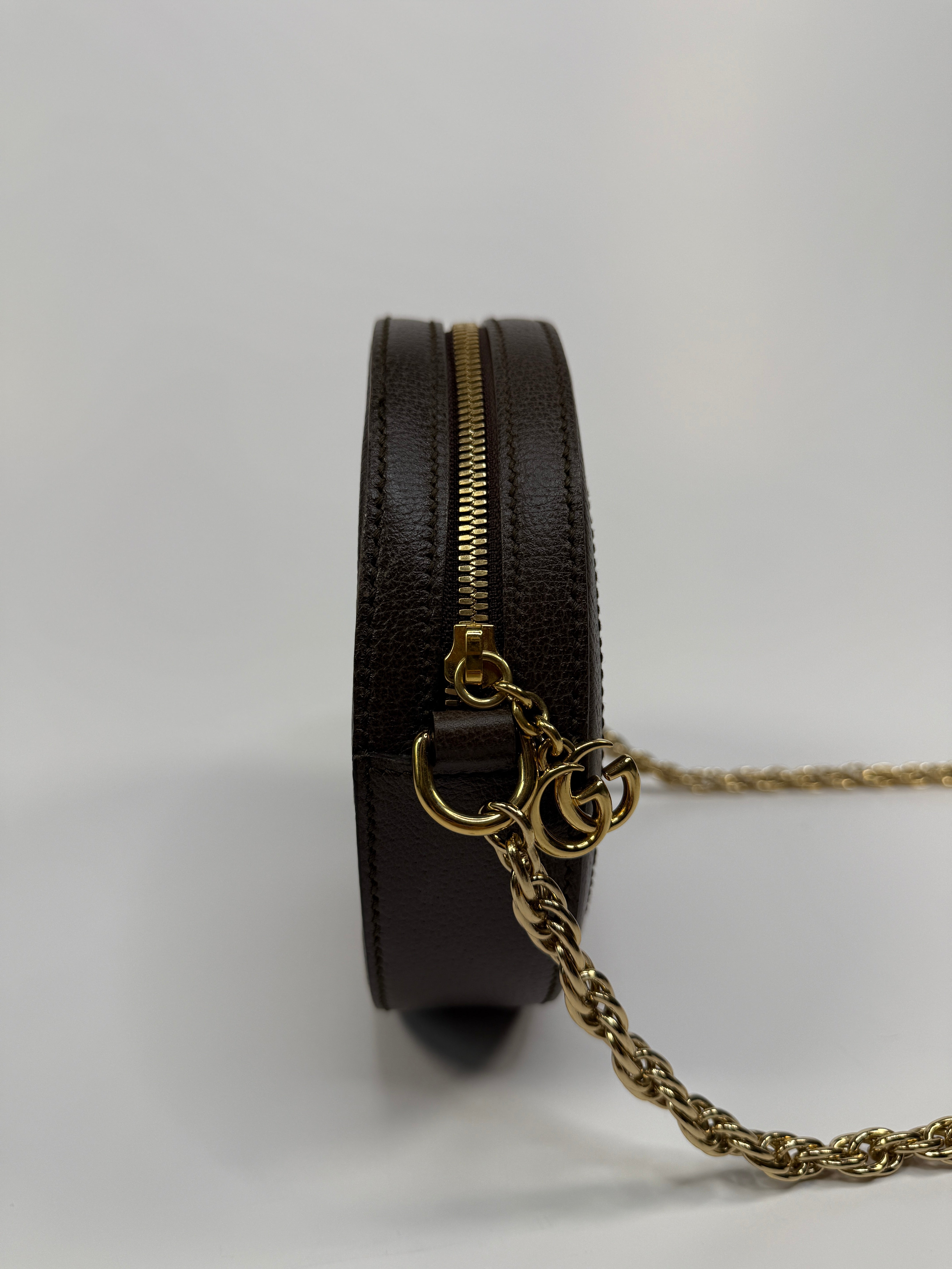 Gucci Mini GG Supreme Round Ophidia Bag