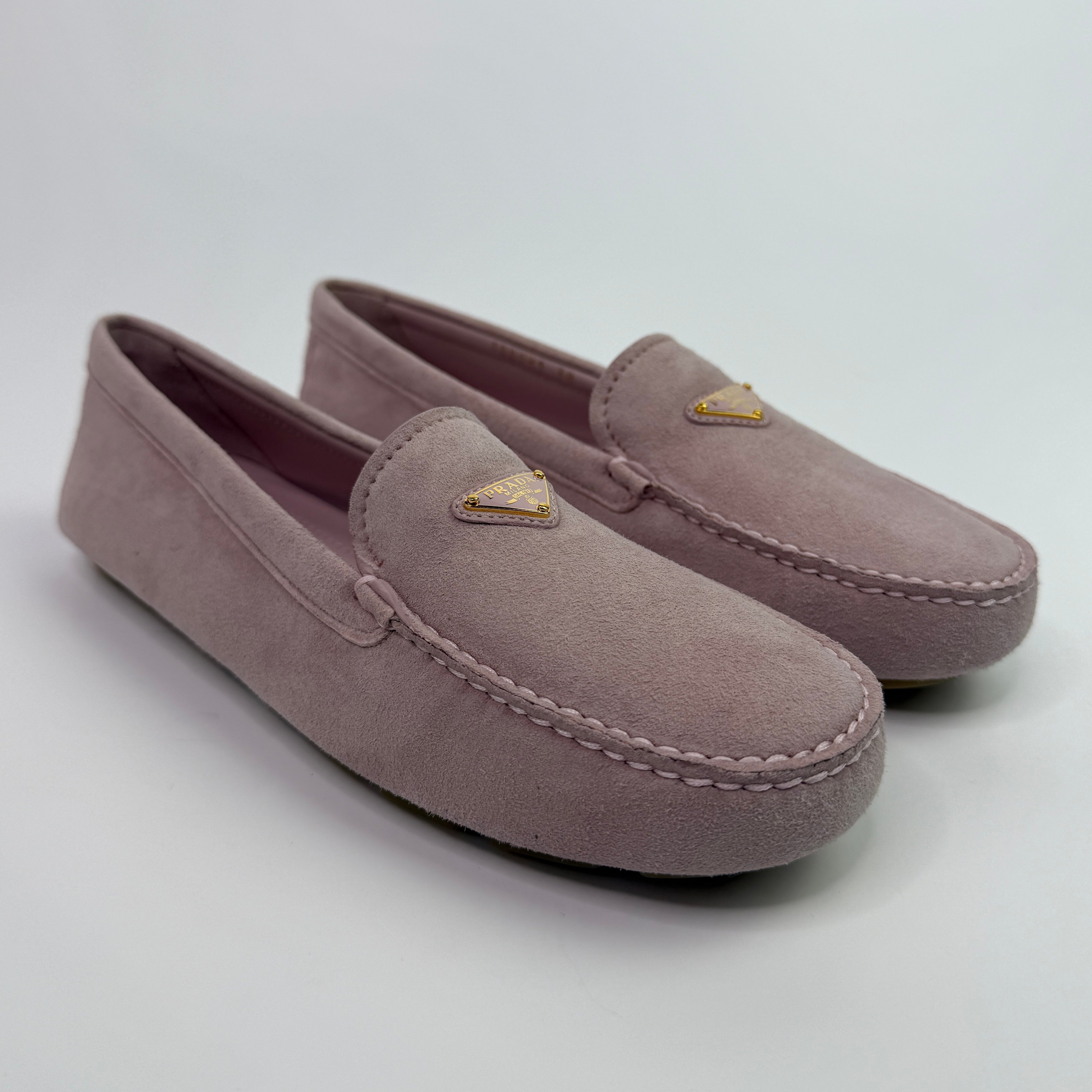 Prada Logo Loafers (Size 38/UK5)