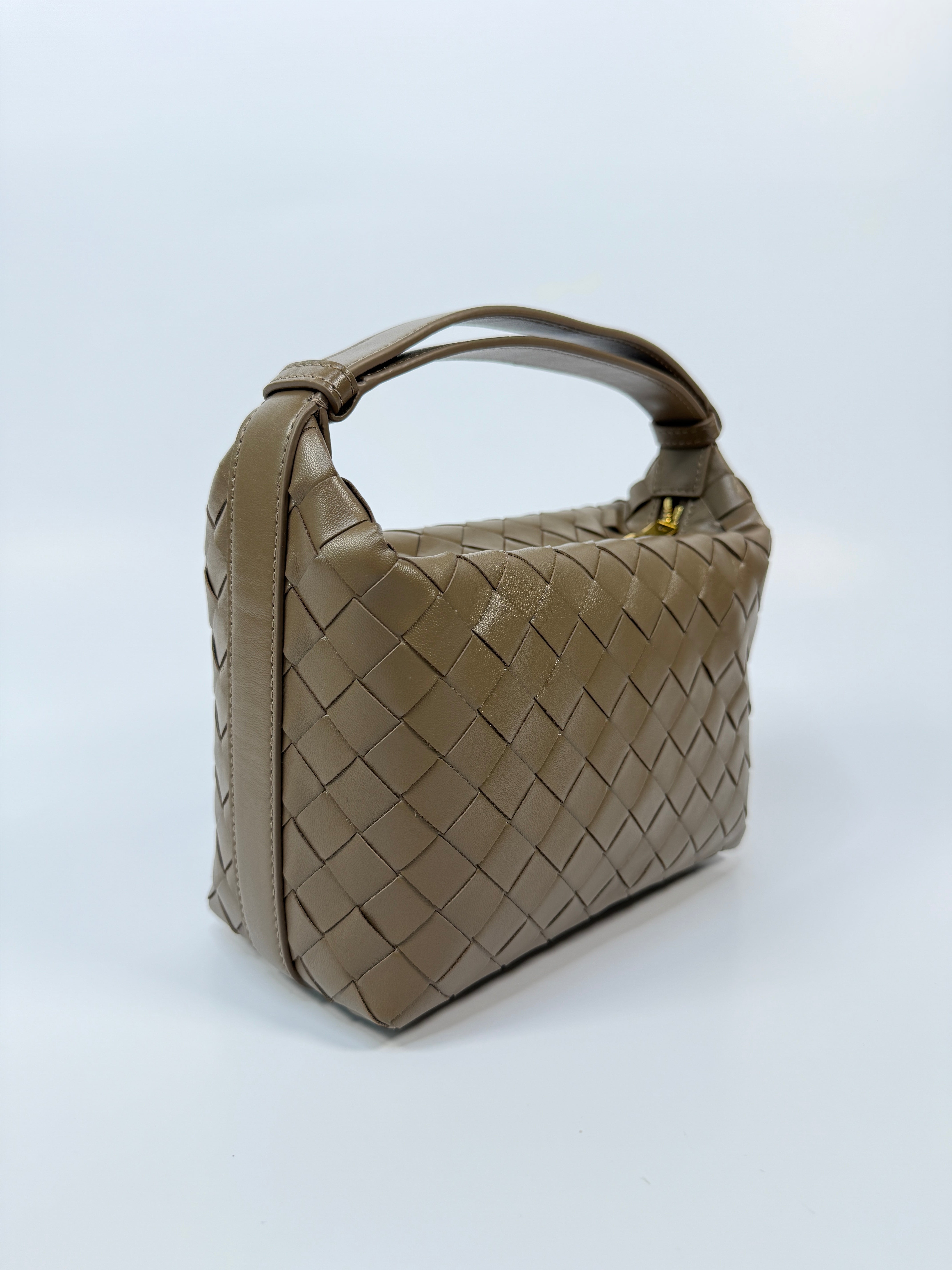 Bottega Veneta Mini Wallace Intrecciato Leather Shoulder Bag