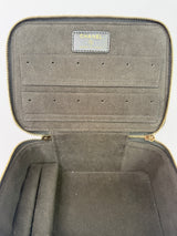 Chanel Vanity Case In Black Caviar Leather With GHW